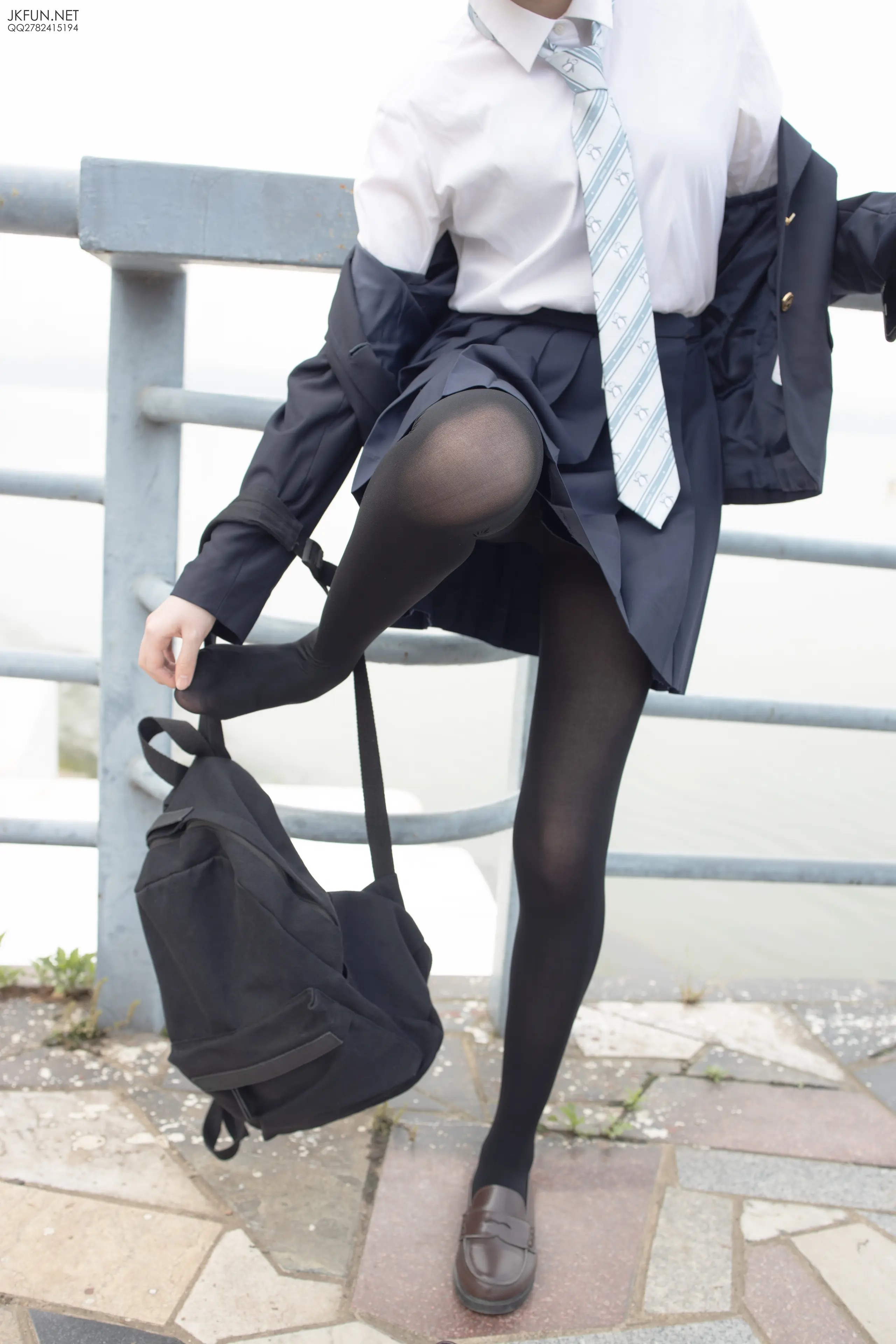 森萝财团 JKFUN Aika 日系黑丝 [140P]