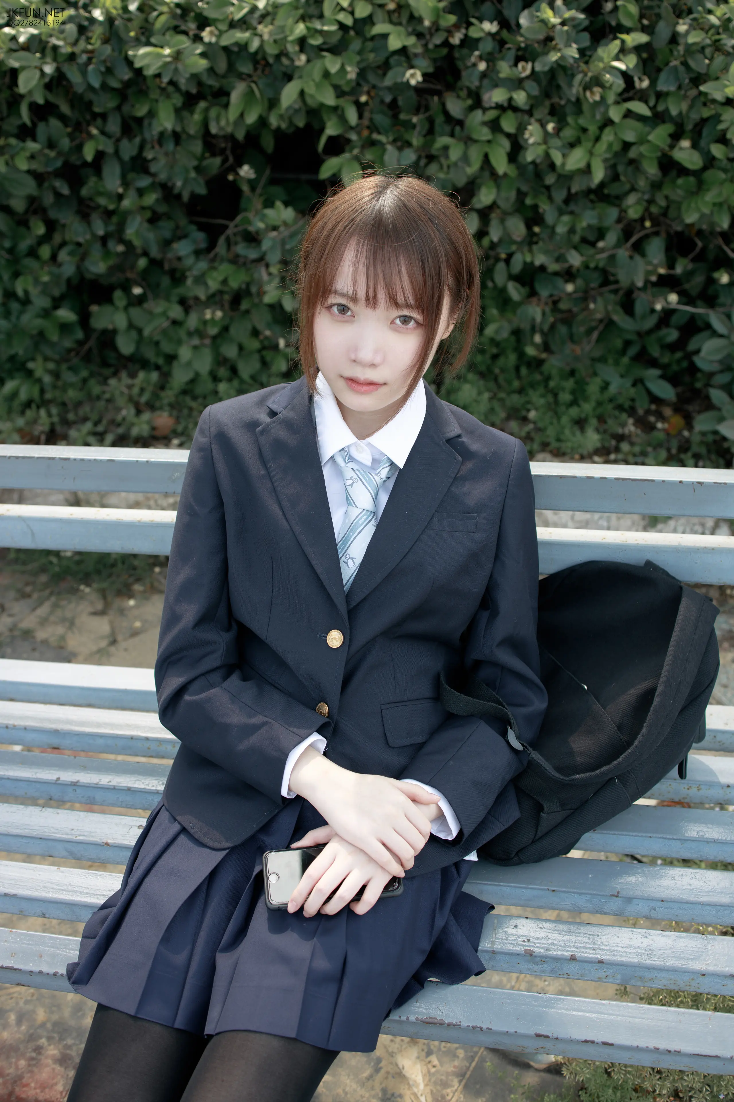 森萝财团 JKFUN Aika 日系黑丝 [140P]