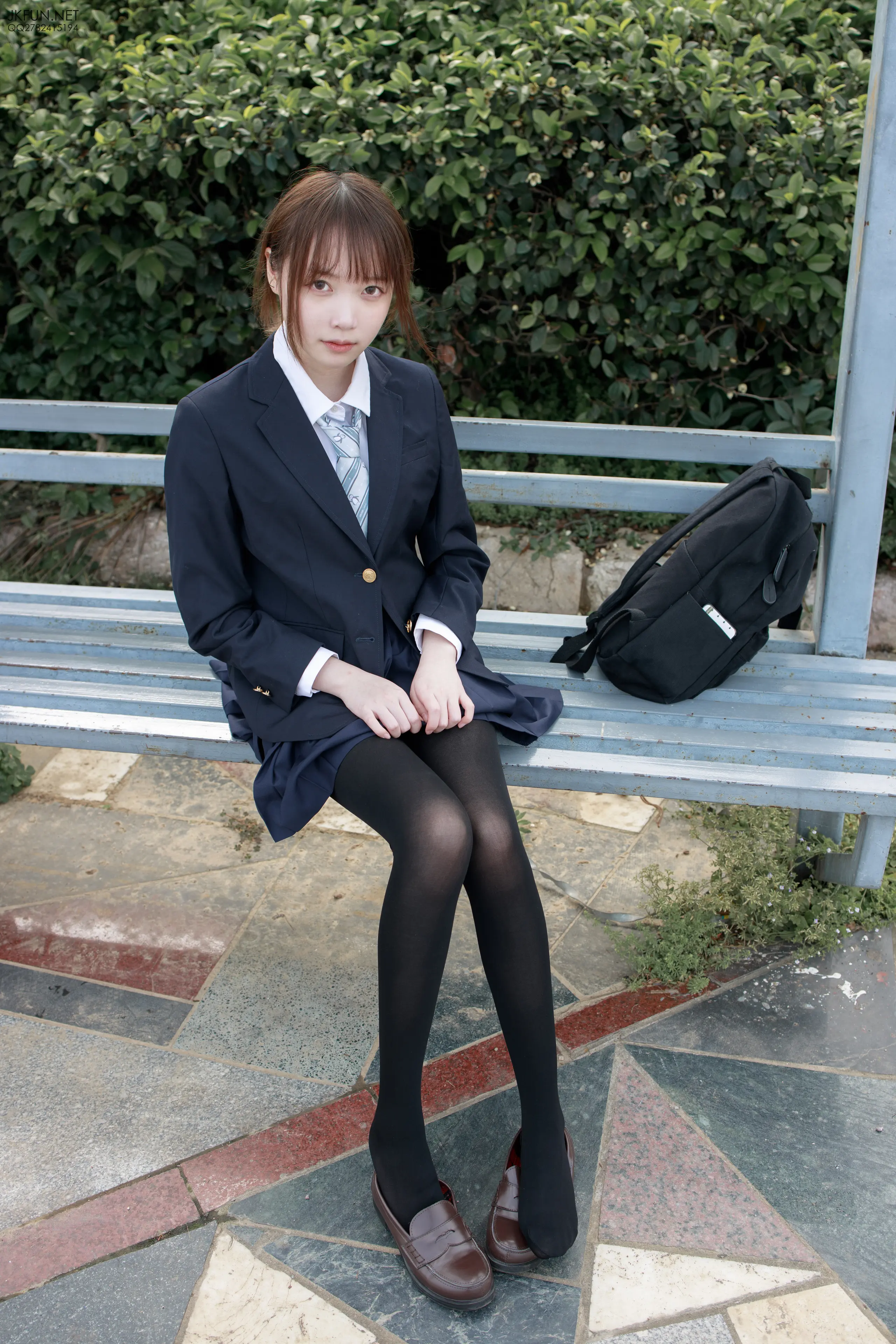 森萝财团 JKFUN Aika 日系黑丝 [140P]