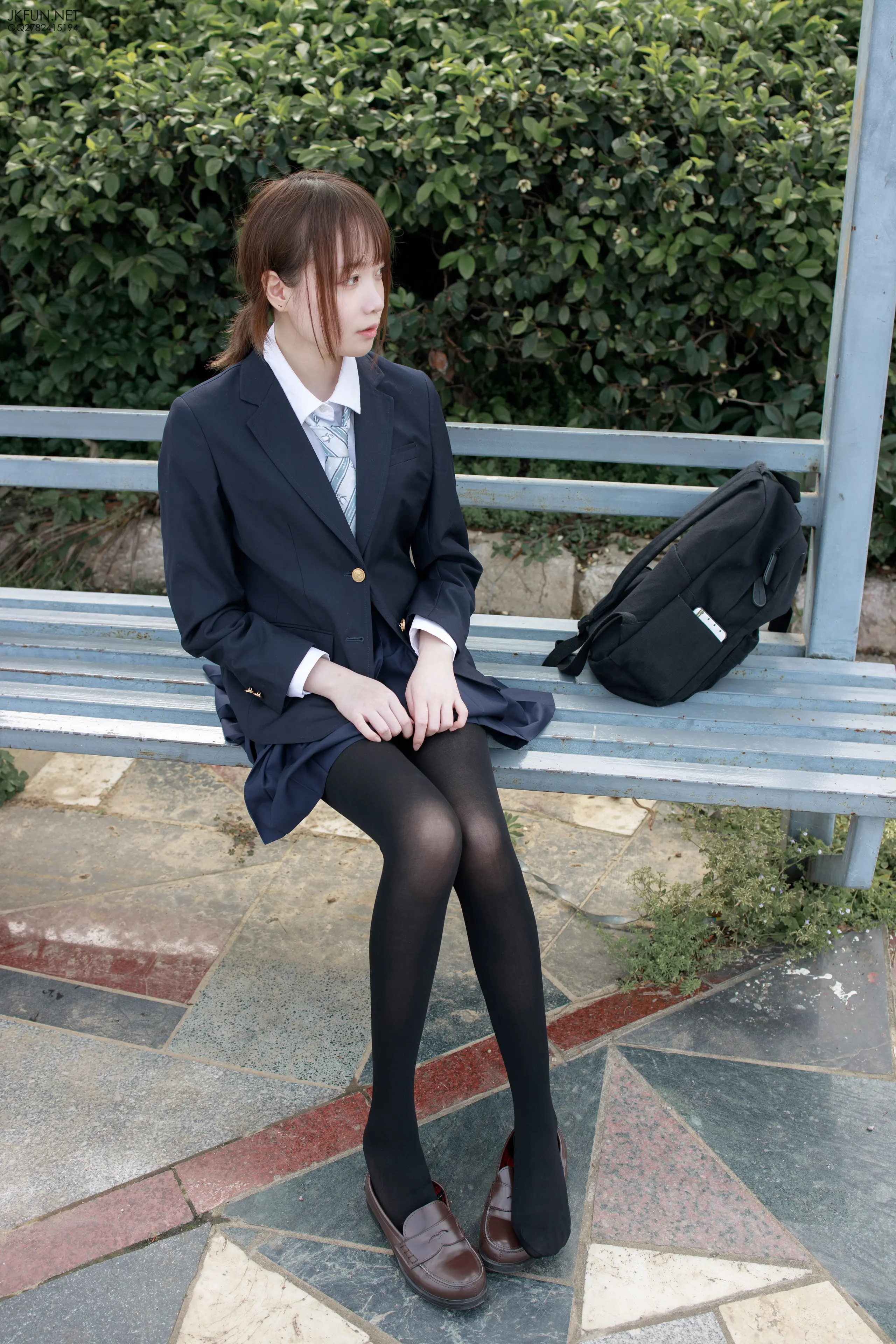 森萝财团 JKFUN Aika 日系黑丝 [140P]