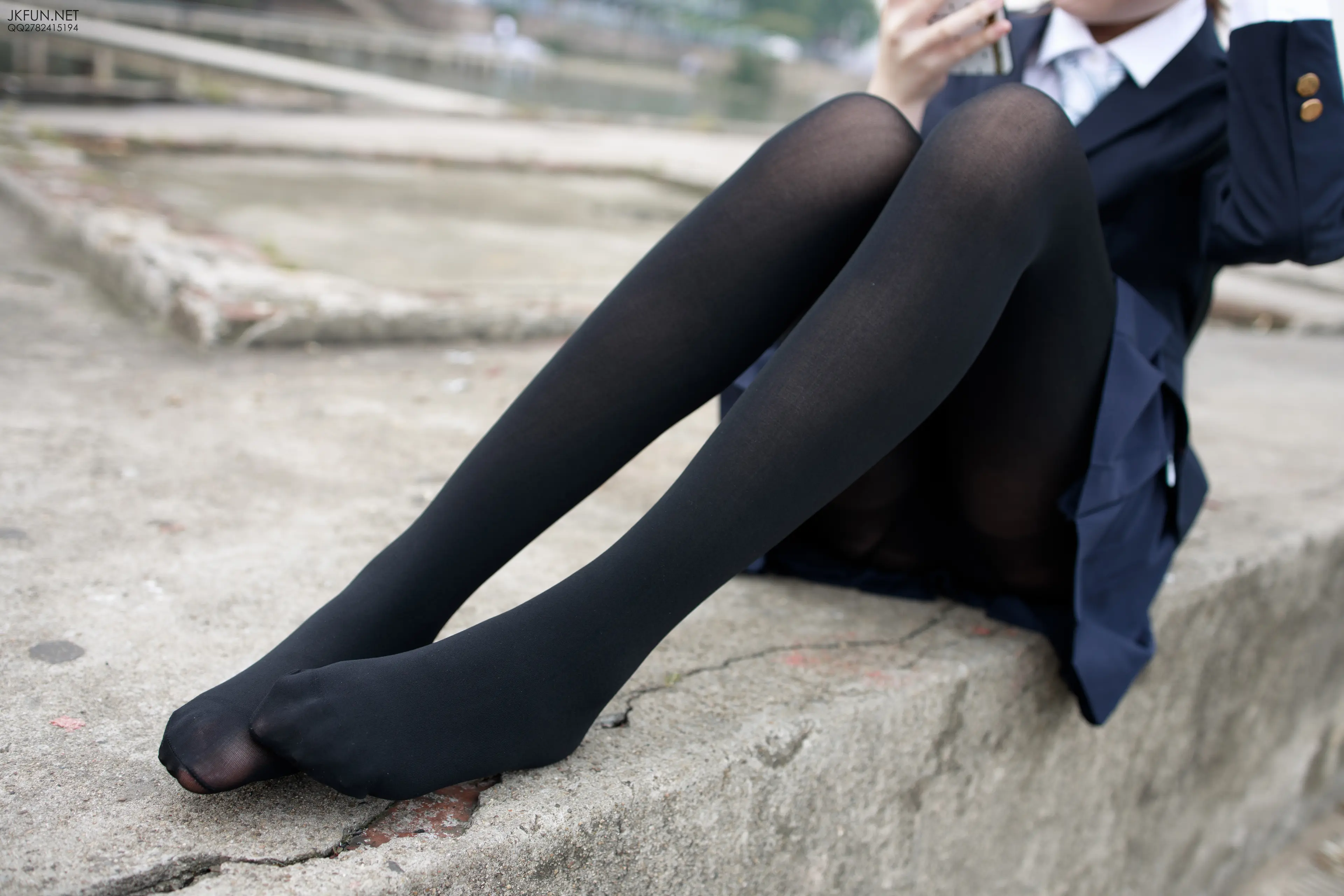 森萝财团 JKFUN Aika 日系黑丝 [140P]