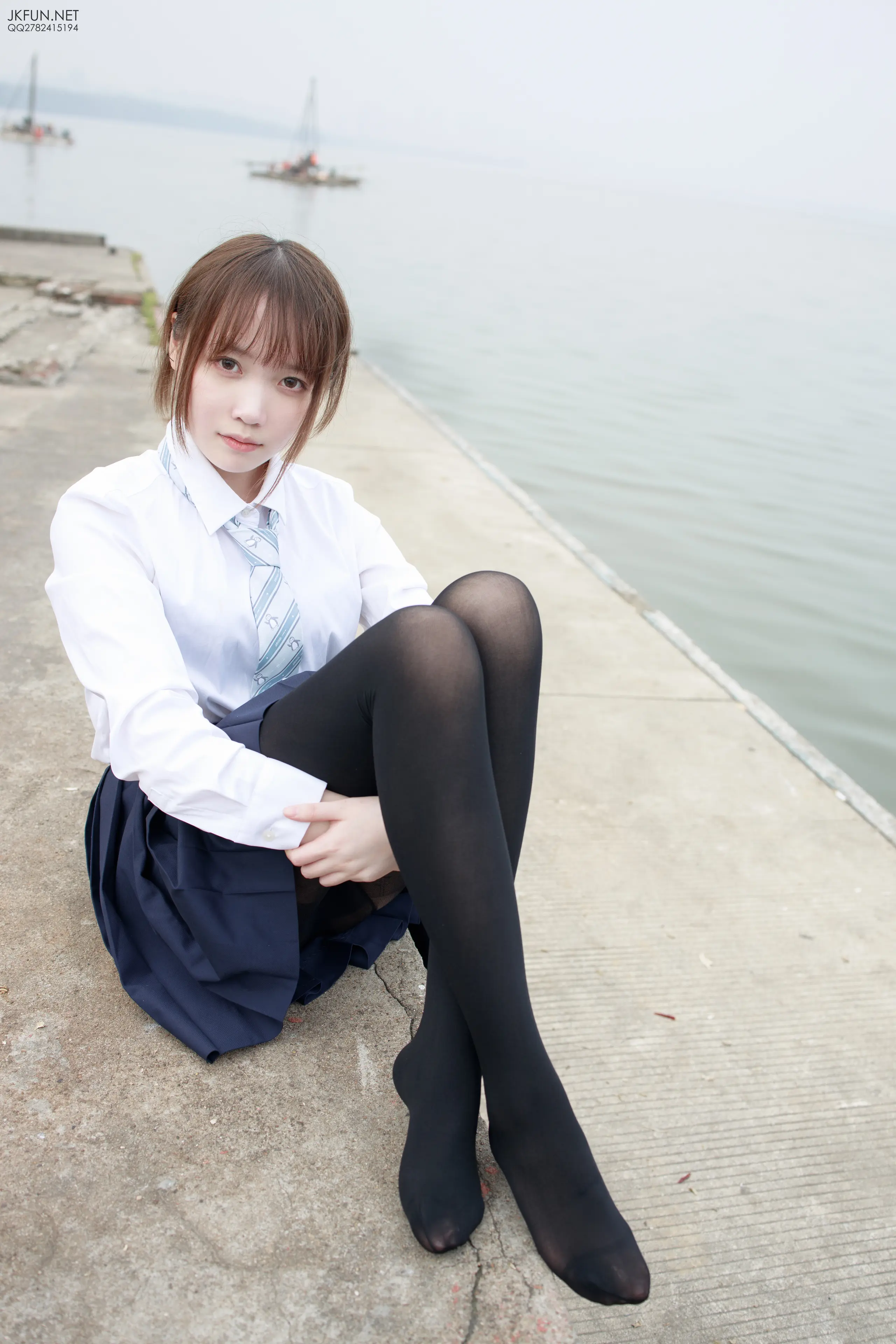 森萝财团 JKFUN Aika 日系黑丝 [140P]