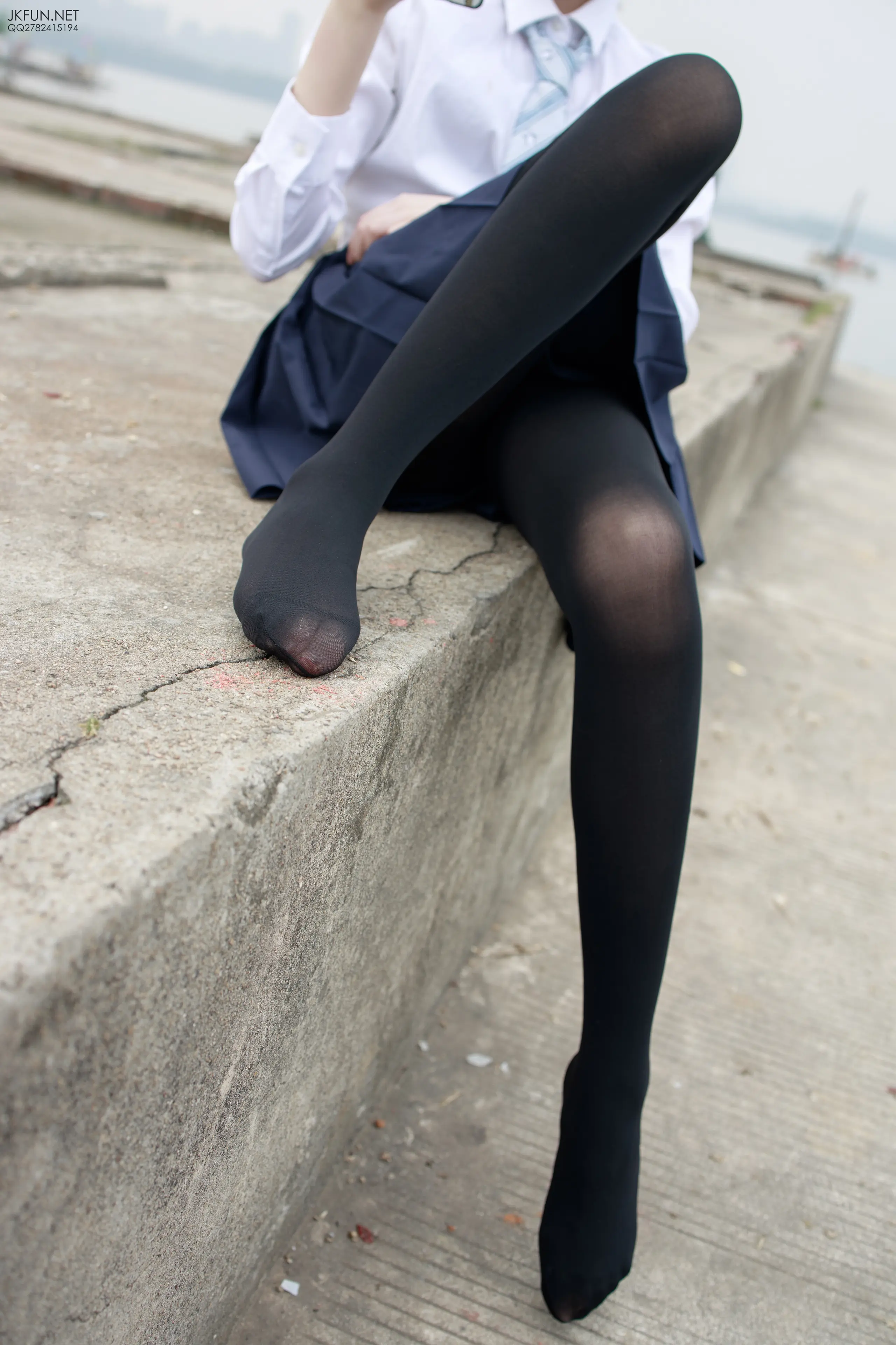 森萝财团 JKFUN Aika 日系黑丝 [140P]