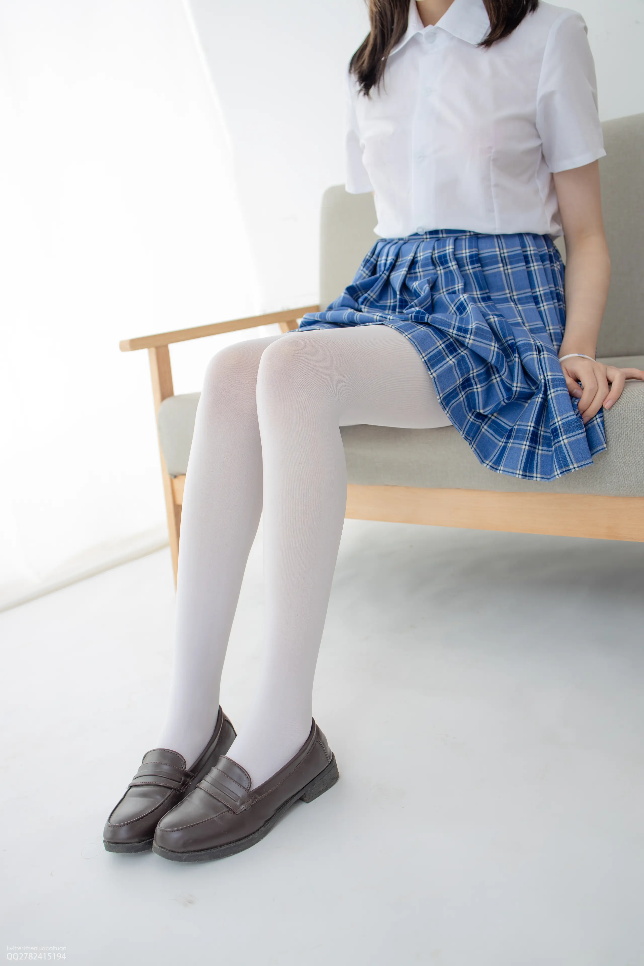 森萝财团 JKFUN Aika 百元团定制1-2 80D白丝 [25P]