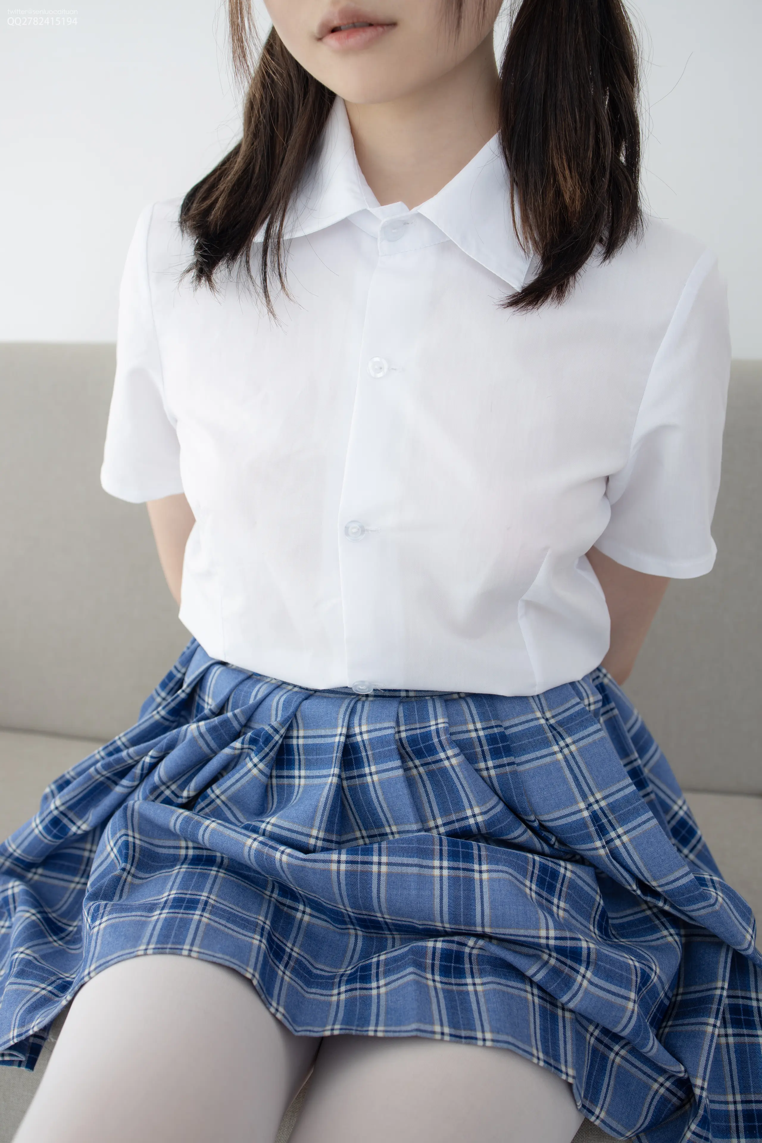 森萝财团 JKFUN Aika 百元团定制1-2 80D白丝 [25P]