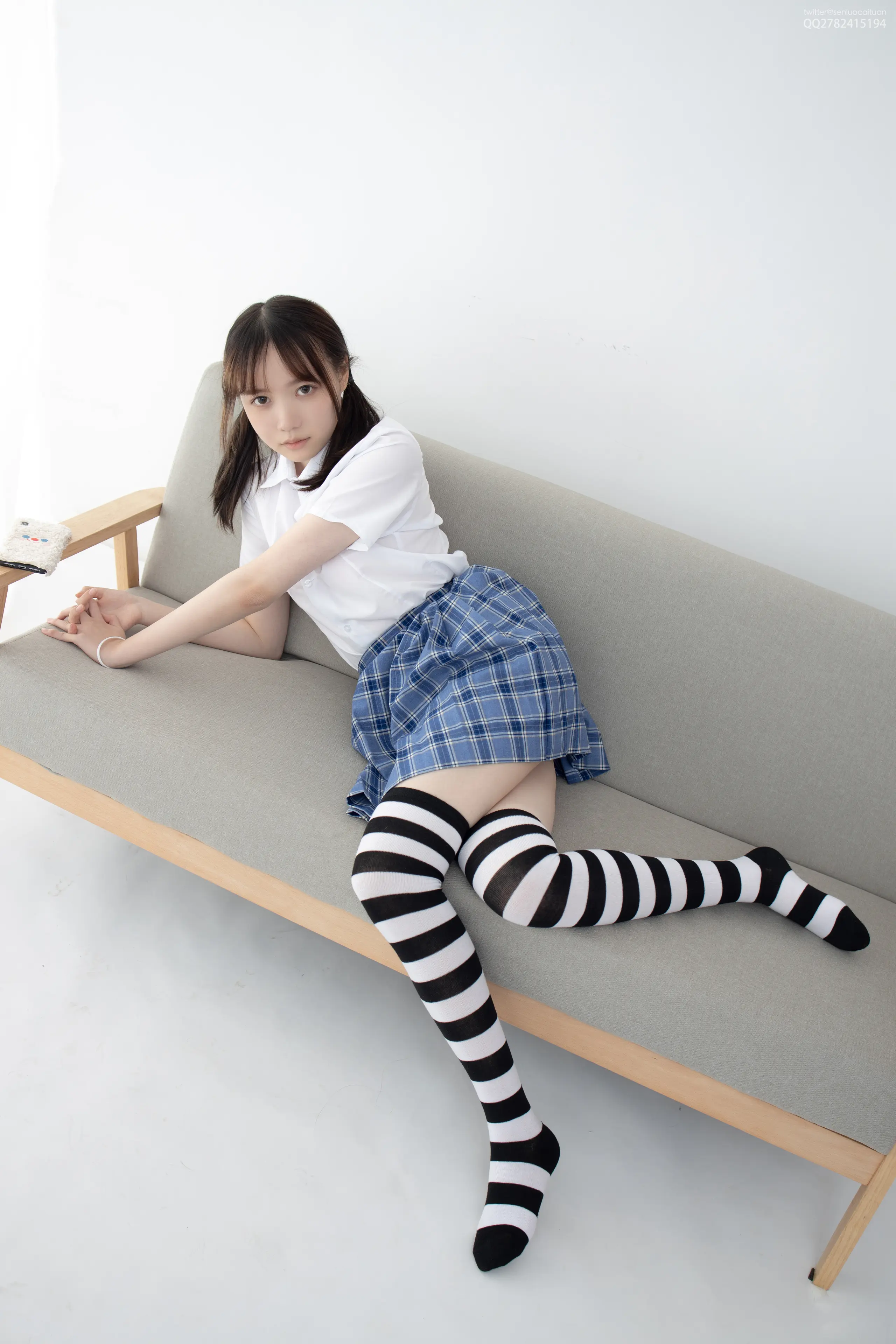 森萝财团 JKFUN Aika 百元团定制1-4 黑白高筒袜 [36P]