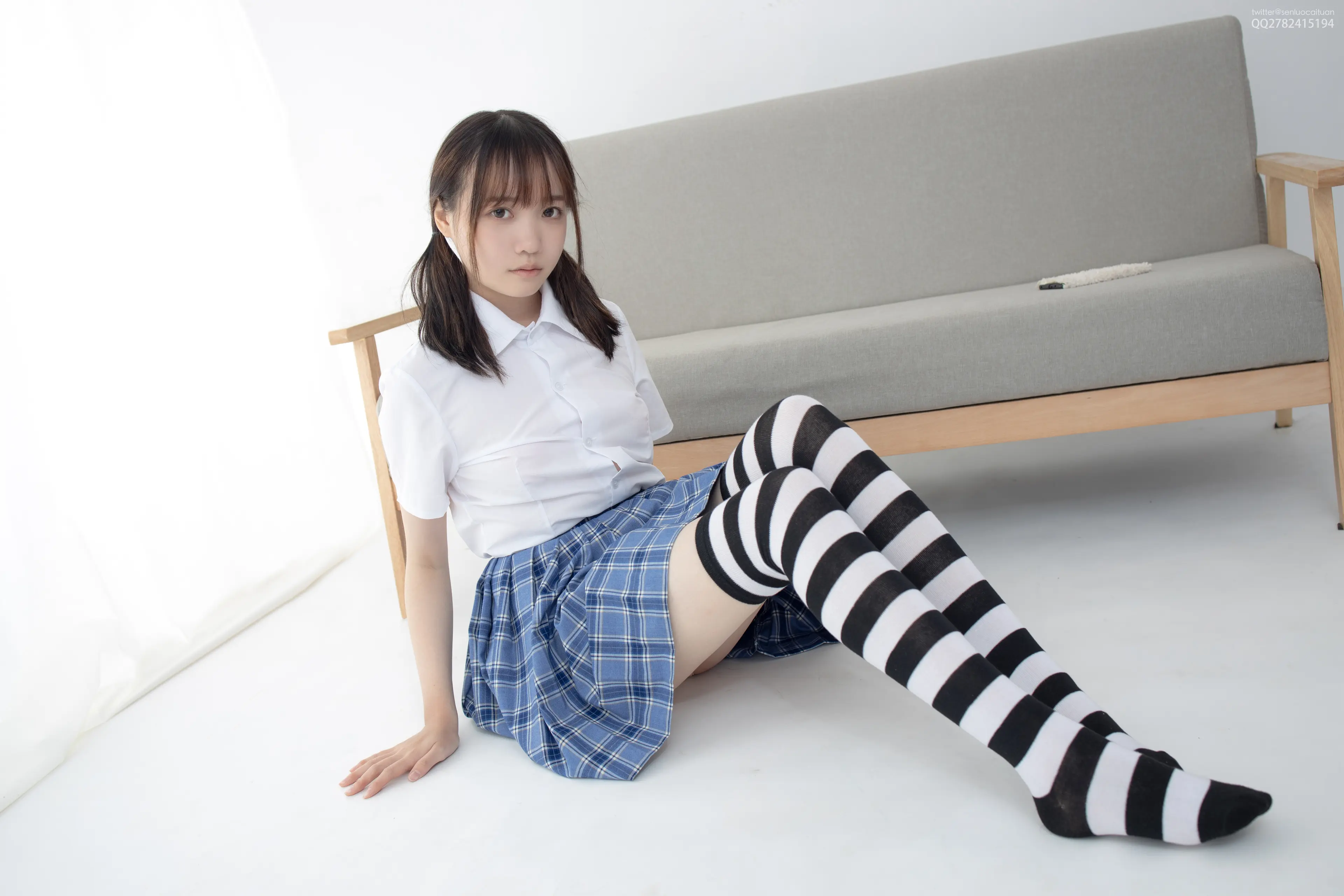 森萝财团 JKFUN Aika 百元团定制1-4 黑白高筒袜 [36P]