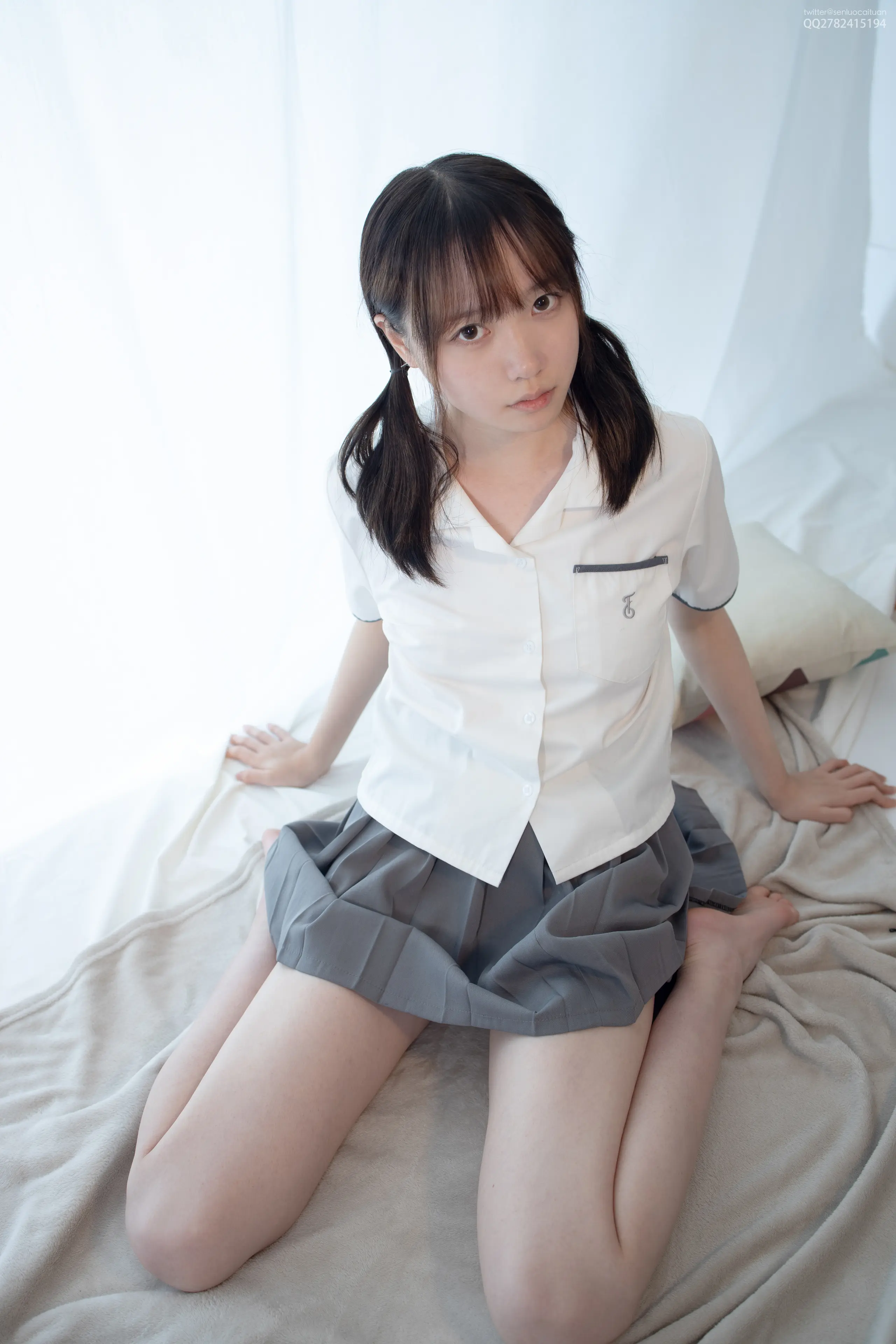 森萝财团 JKFUN Aika 百圆定制1.5-1 JK制服果足 [69P]