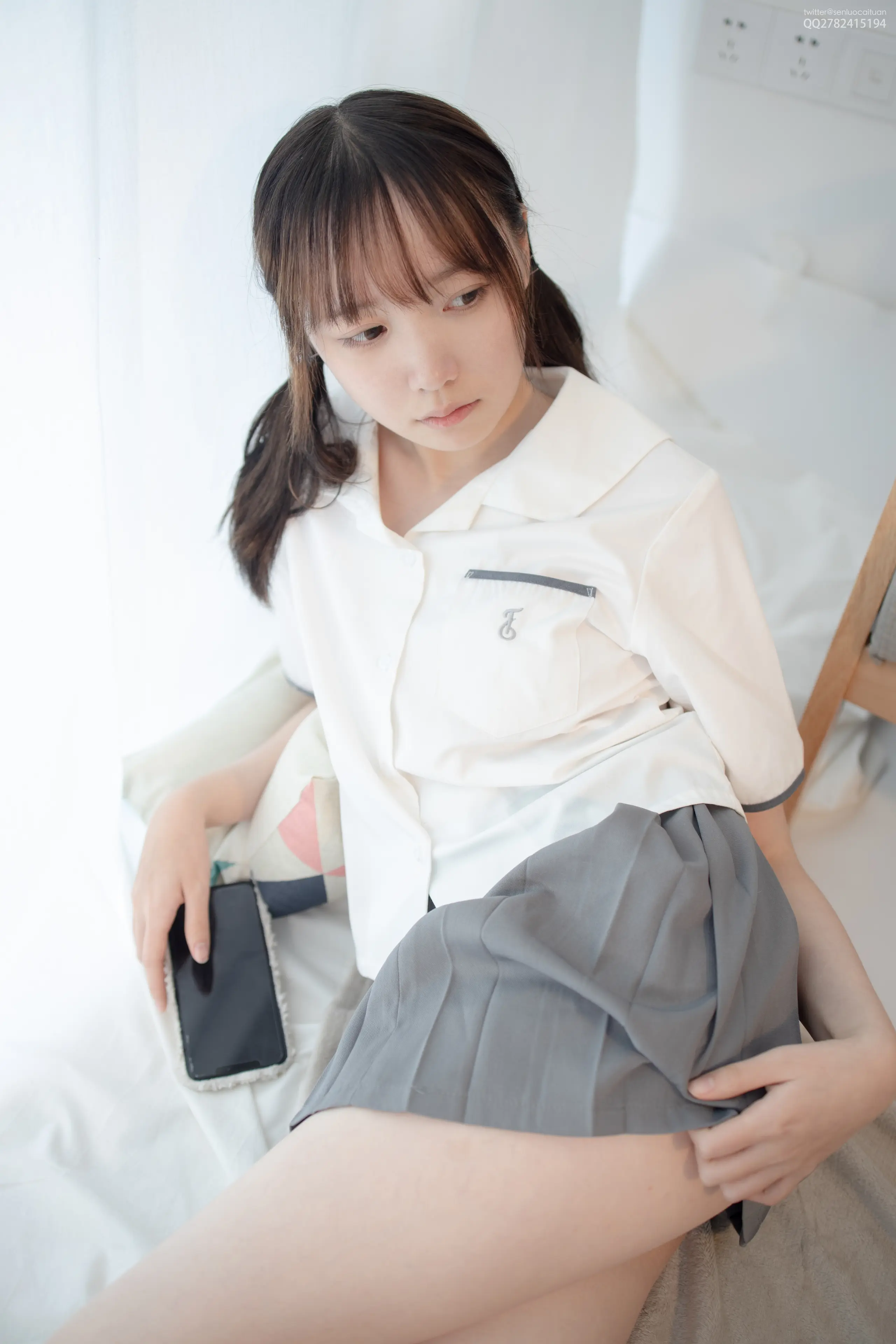 森萝财团 JKFUN Aika 百圆定制1.5-1 JK制服果足 [69P]