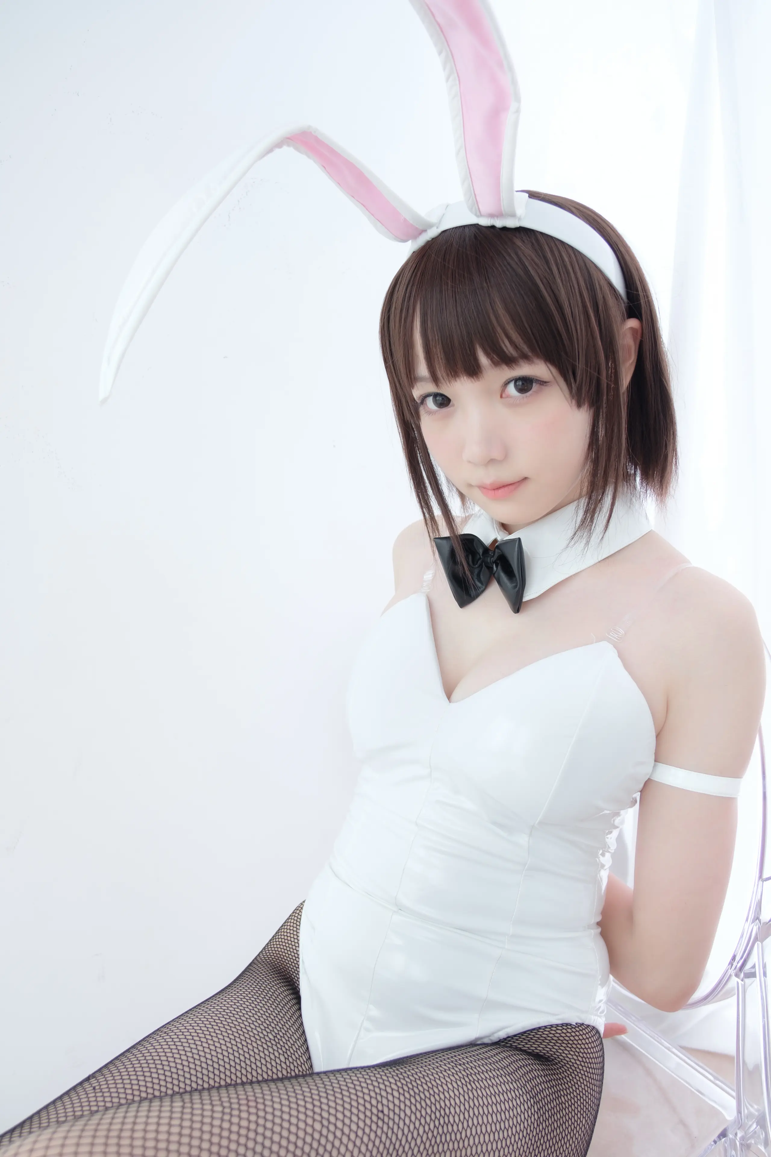 森萝财团 LOVEPLUS 黑丝网袜兔女郎 [148P]