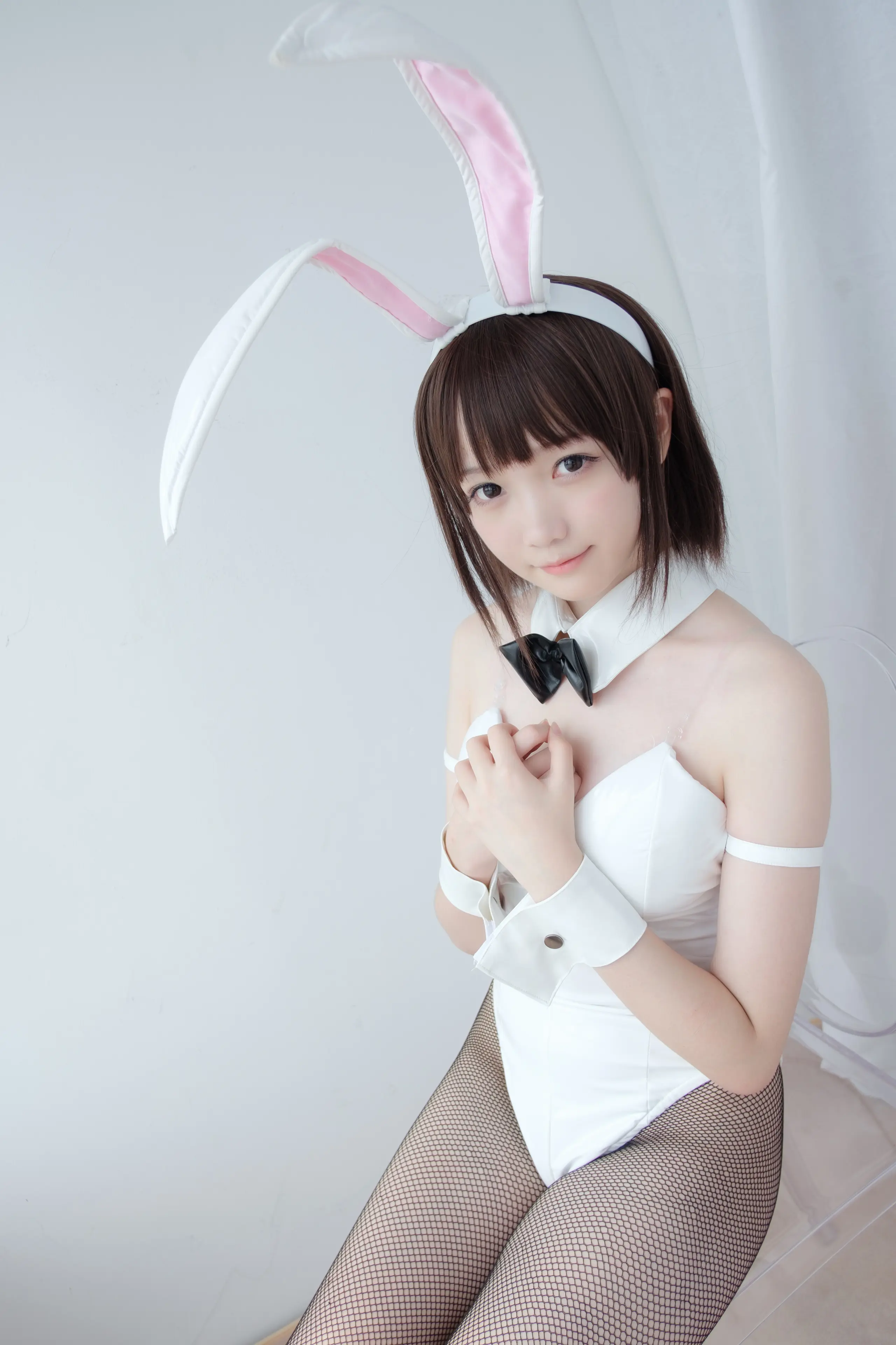 森萝财团 LOVEPLUS 黑丝网袜兔女郎 [148P]