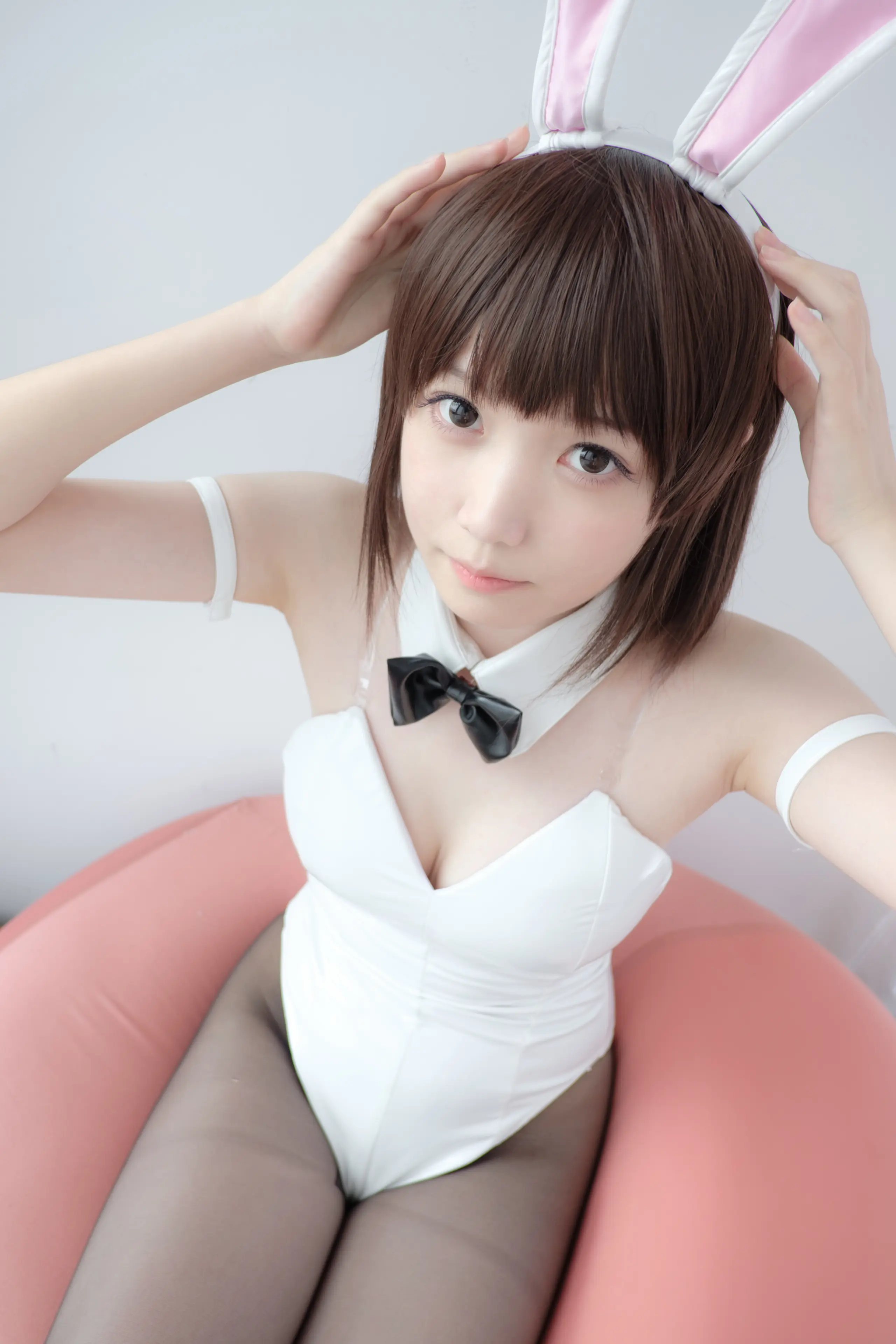 森萝财团 LOVEPLUS 黑丝网袜兔女郎 [148P]