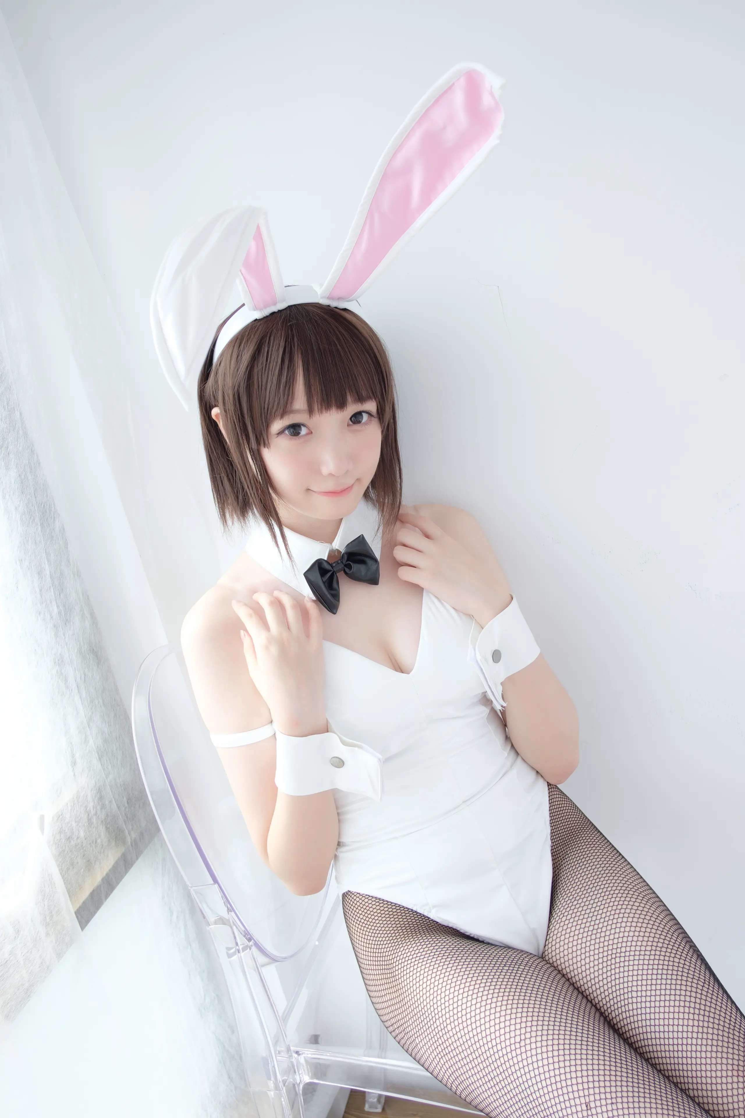 森萝财团 LOVEPLUS 黑丝网袜兔女郎 [148P]