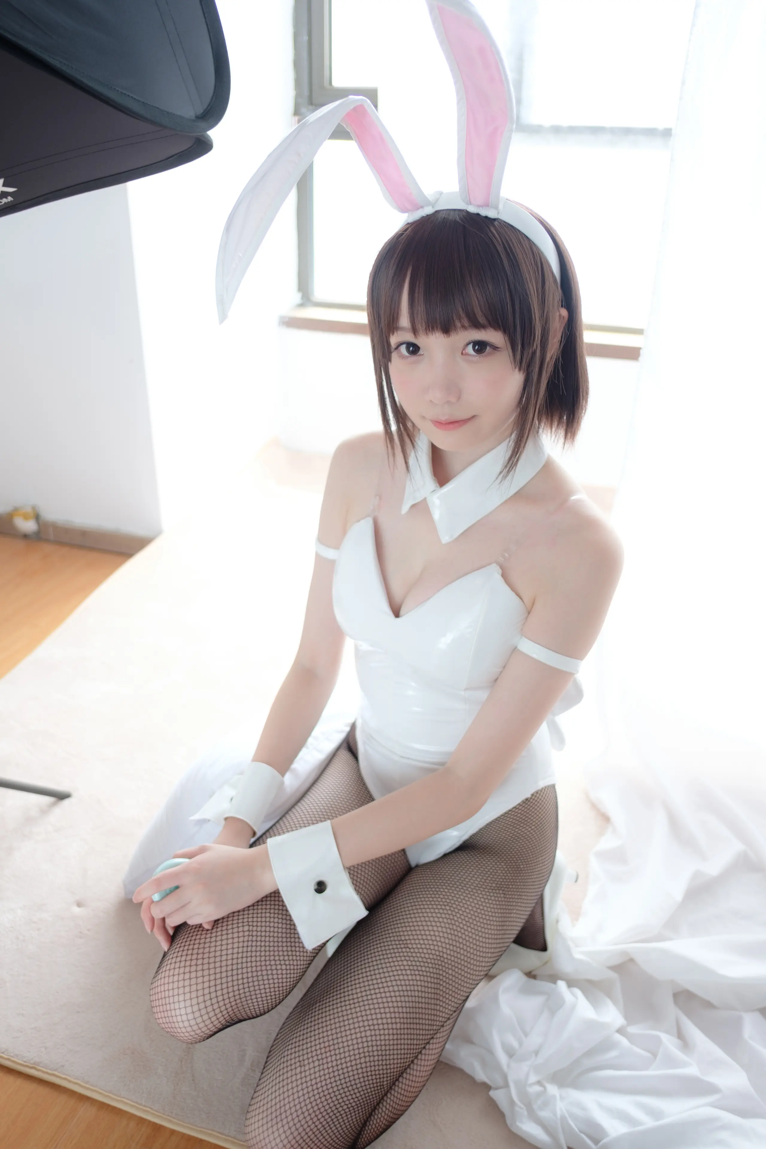 森萝财团 LOVEPLUS 黑丝网袜兔女郎 [148P]