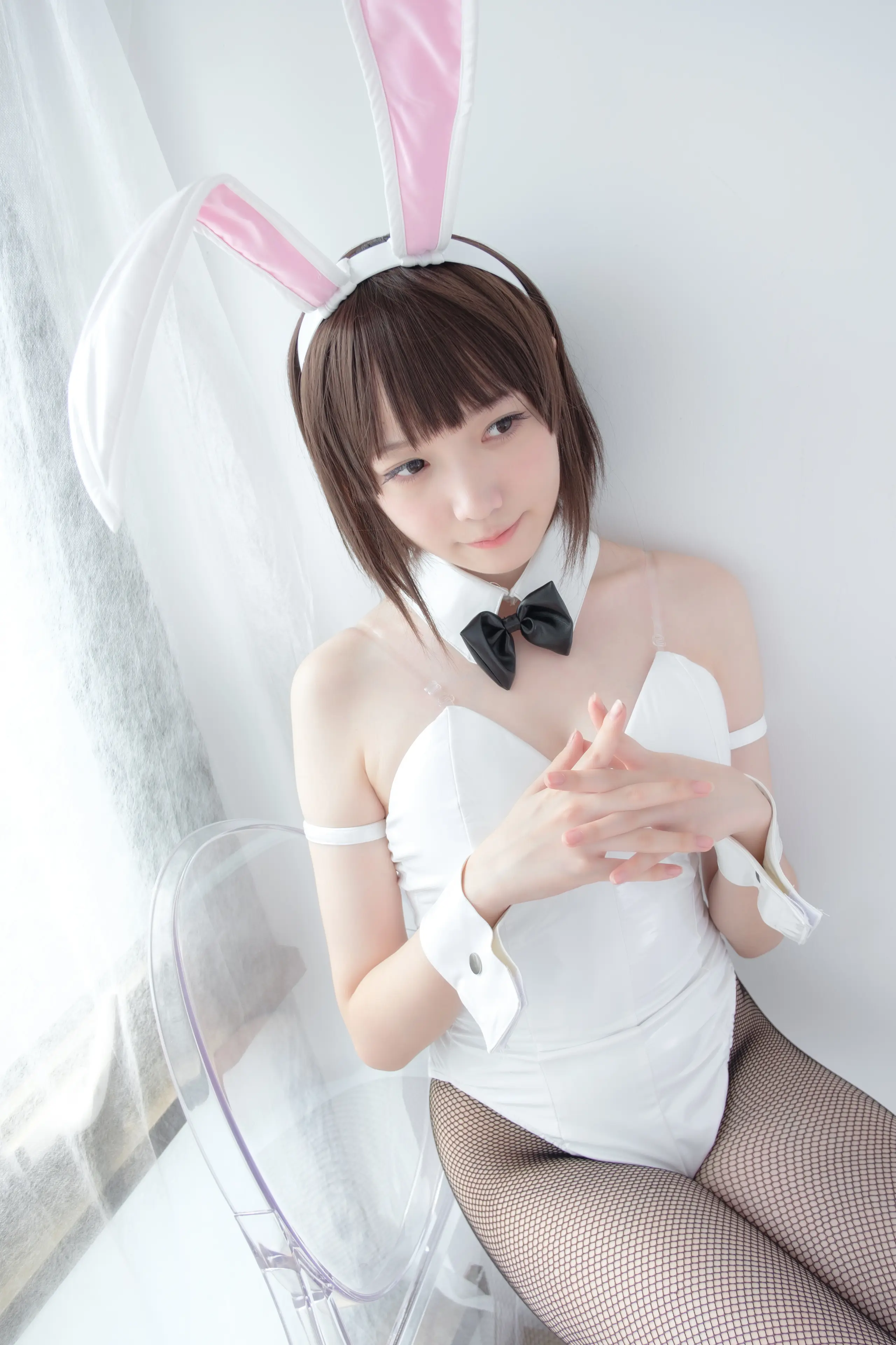 森萝财团 LOVEPLUS 黑丝网袜兔女郎 [148P]