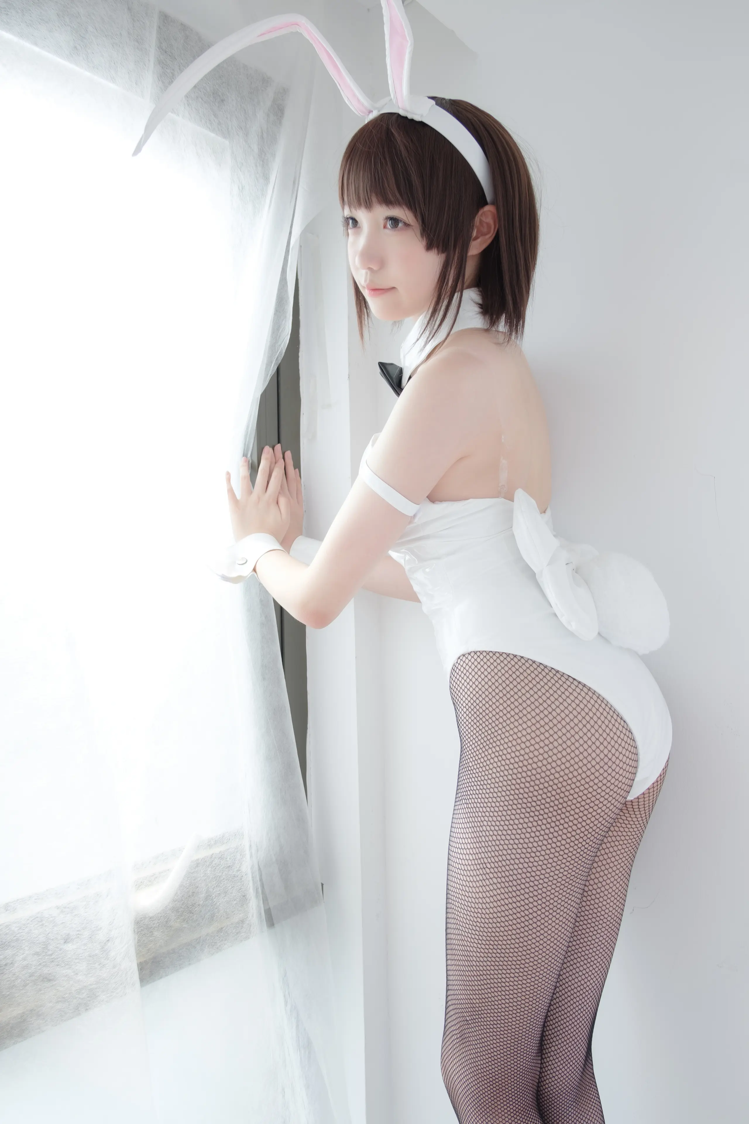 森萝财团 LOVEPLUS 黑丝网袜兔女郎 [148P]