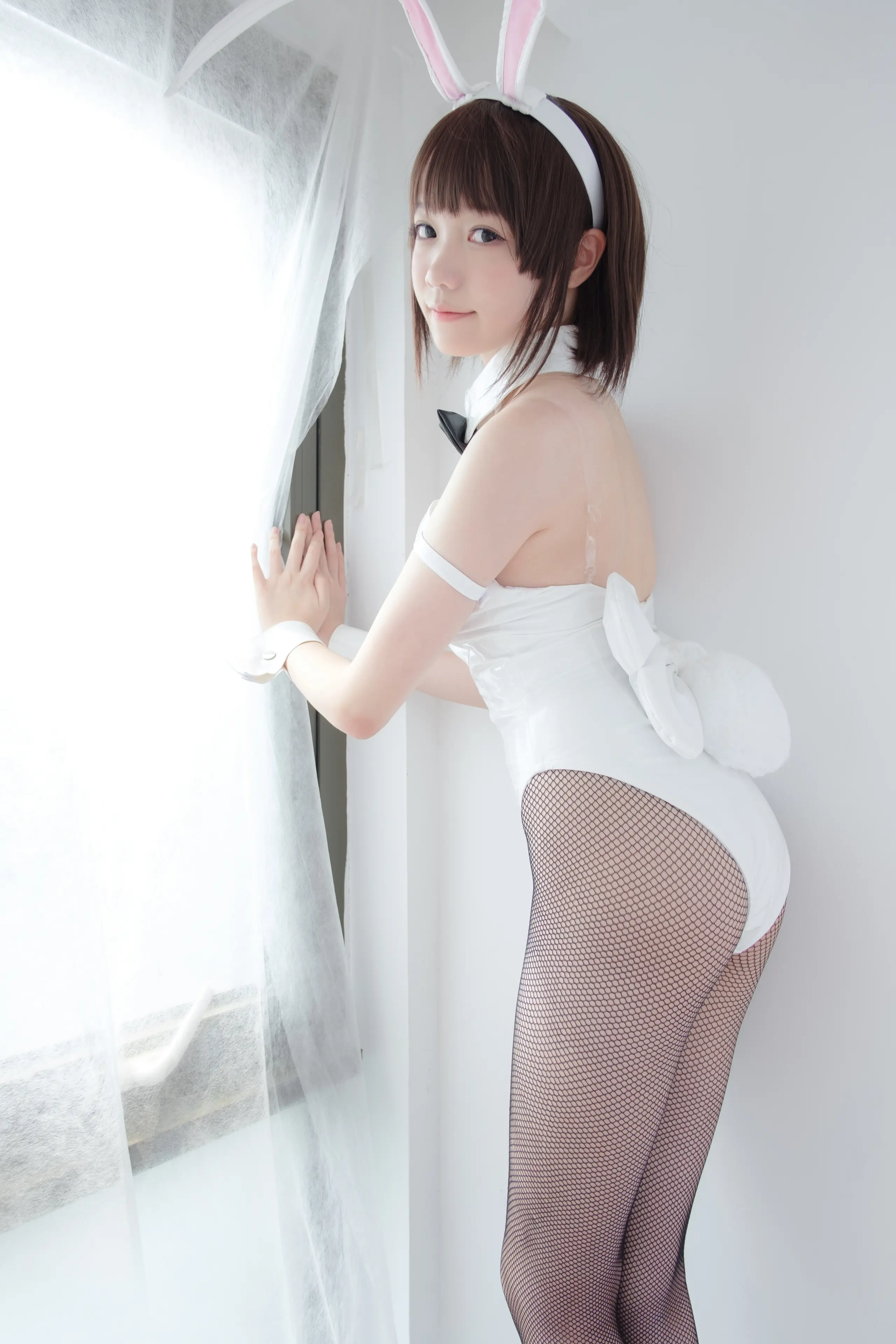 森萝财团 LOVEPLUS 黑丝网袜兔女郎 [148P]