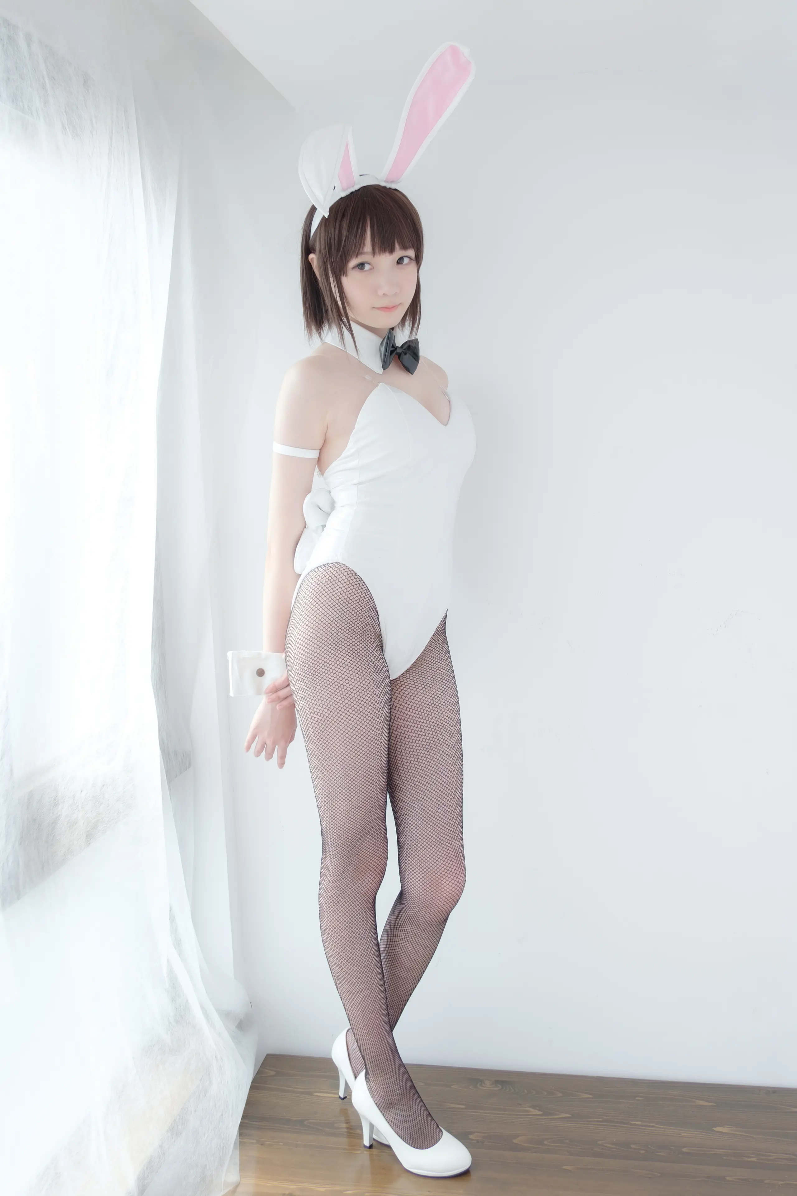 森萝财团 LOVEPLUS 黑丝网袜兔女郎 [148P]