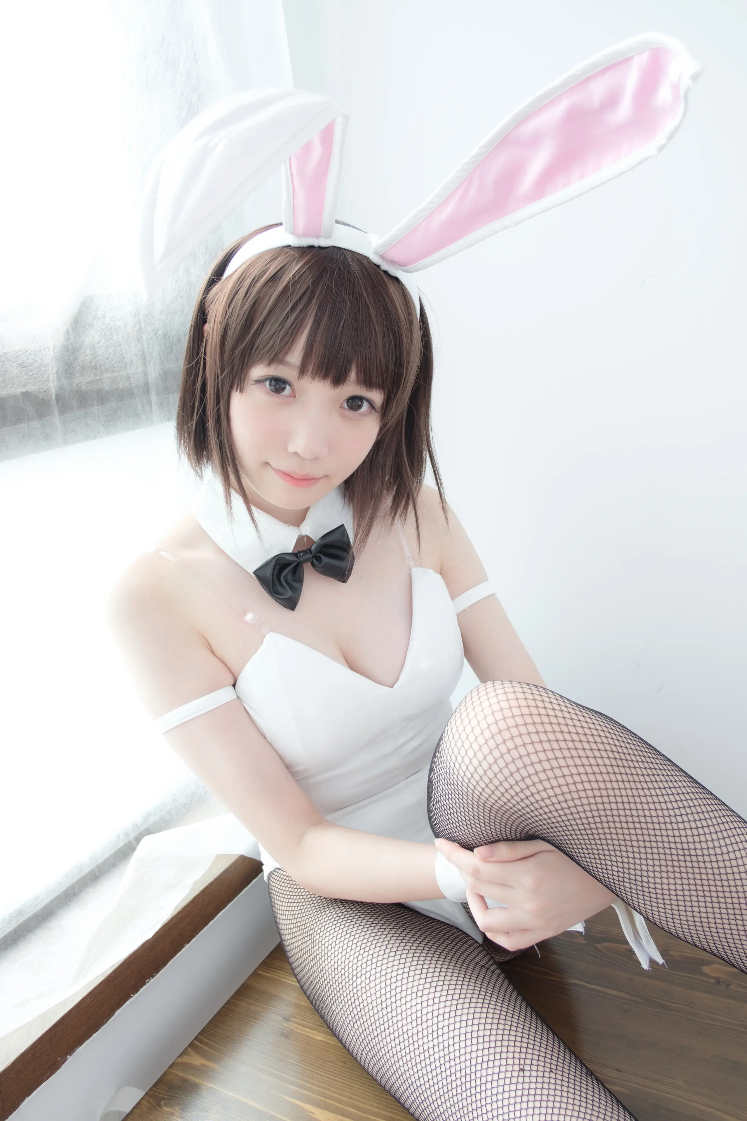 森萝财团 LOVEPLUS 黑丝网袜兔女郎 [148P]