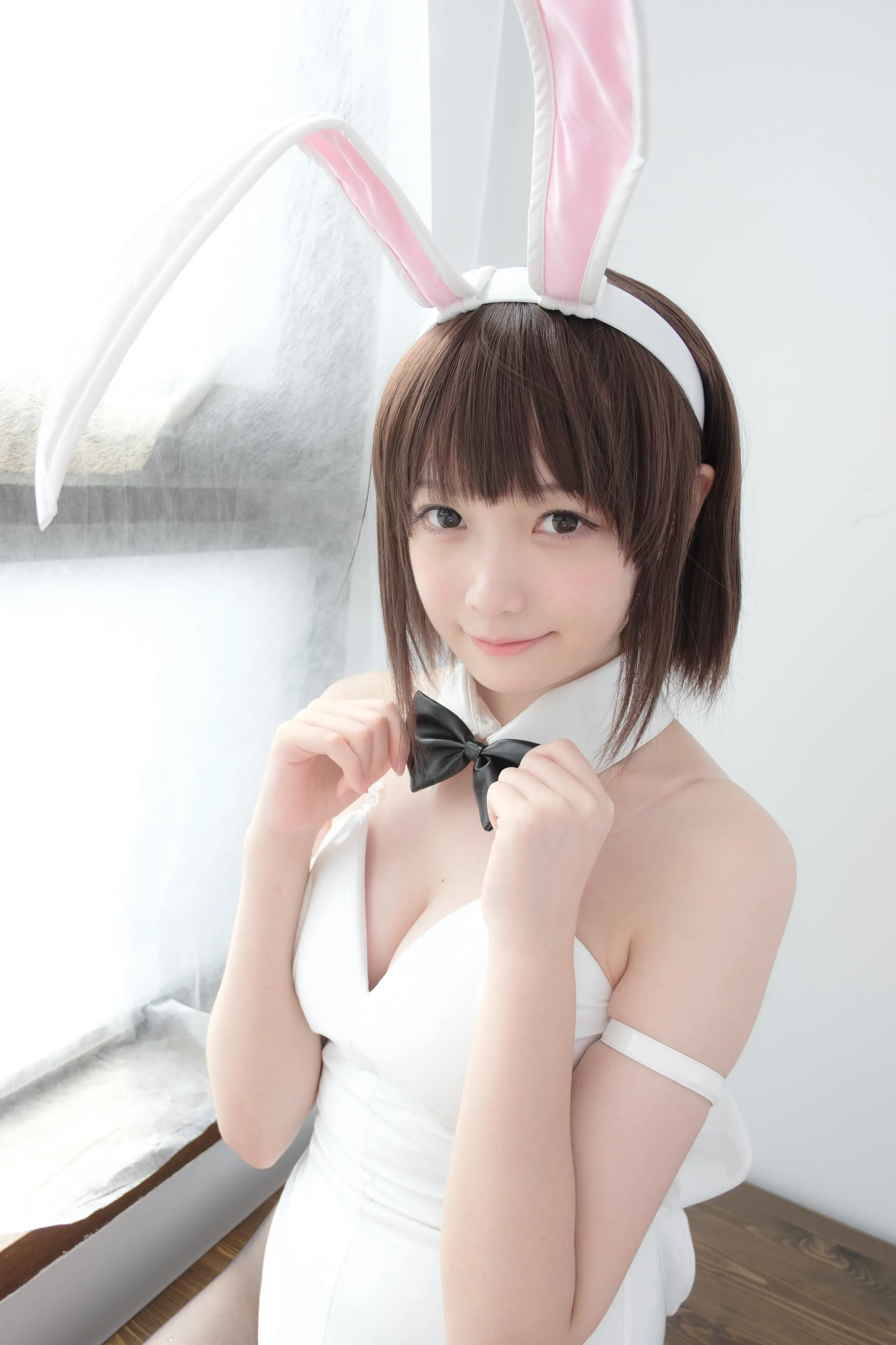 森萝财团 LOVEPLUS 黑丝网袜兔女郎 [148P]