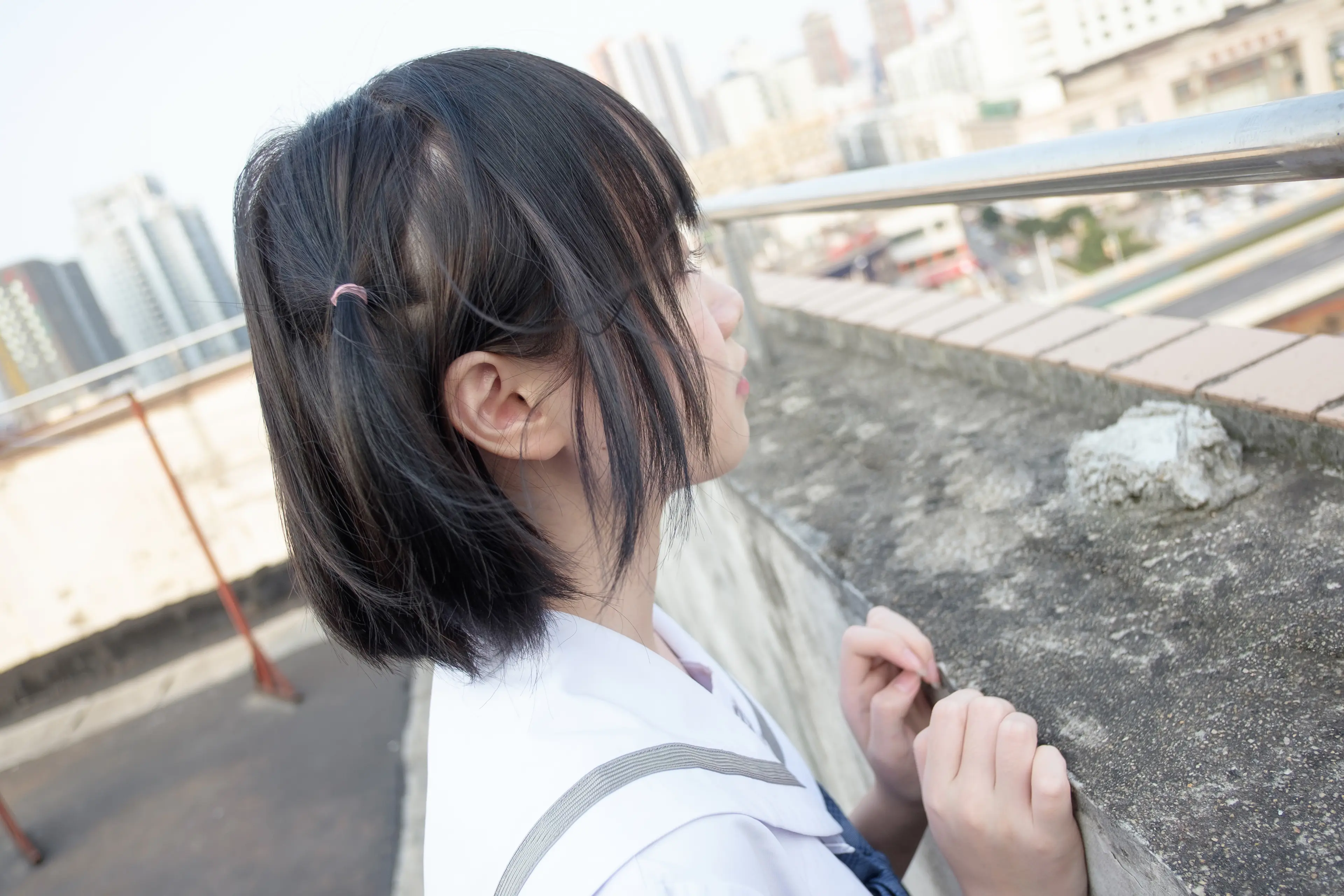 森萝财团 SSR 天台上的白丝 [74P]