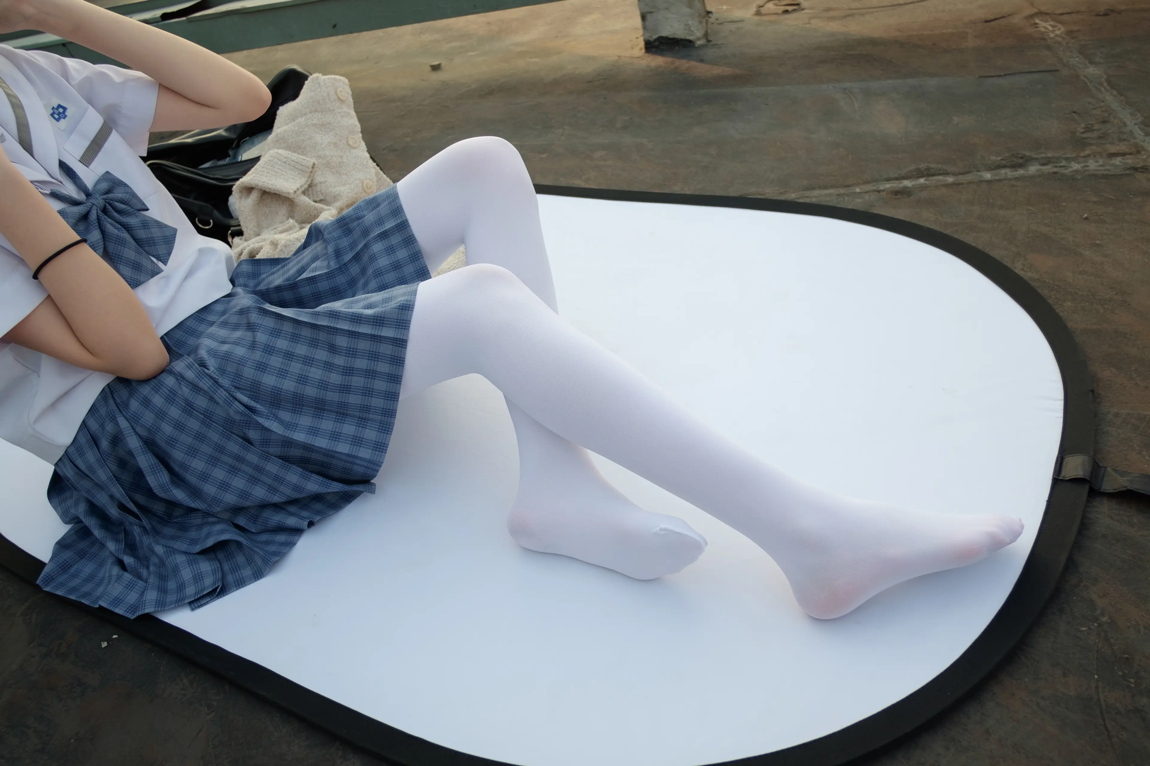 森萝财团 SSR 天台上的白丝 [74P]