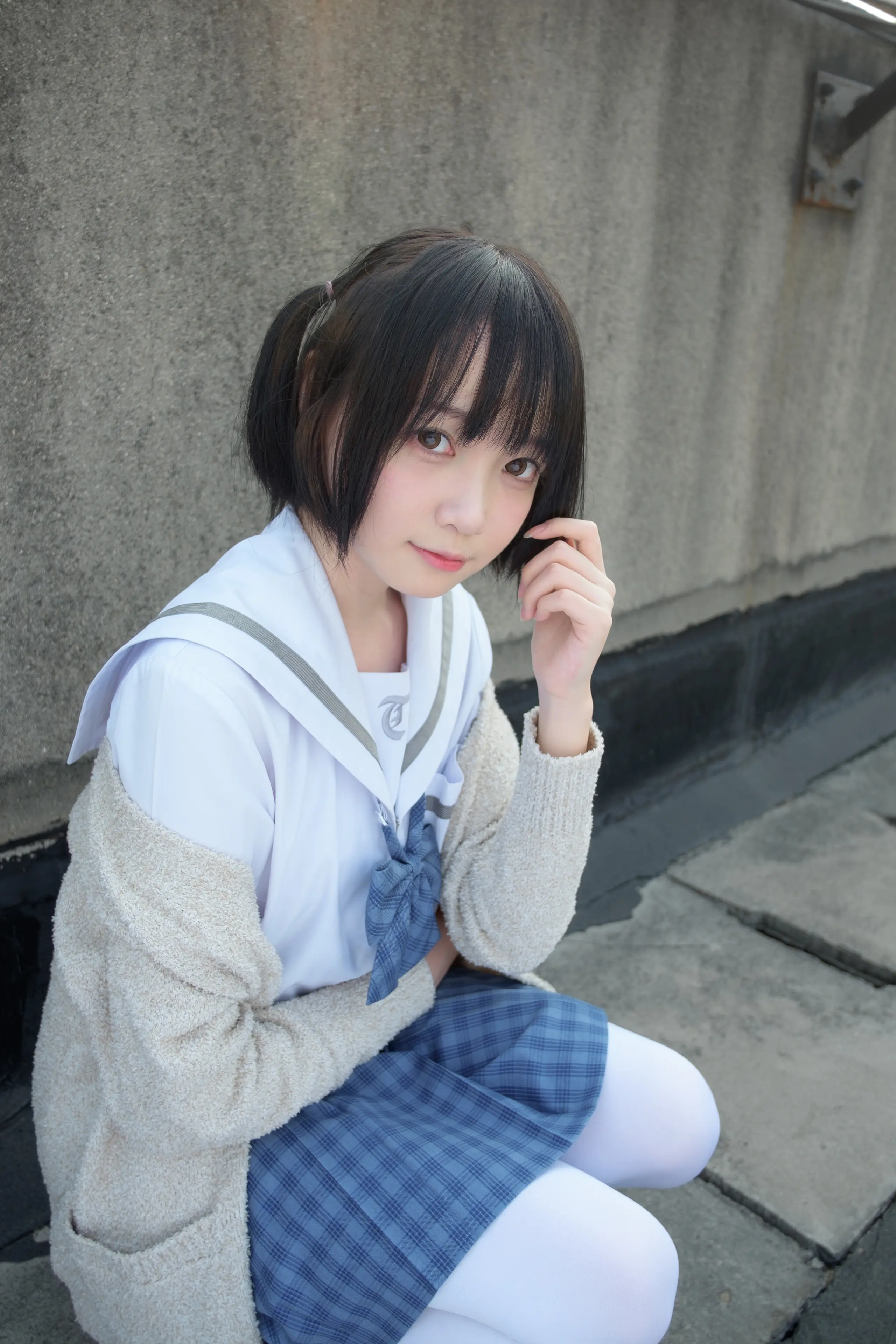 森萝财团 SSR 天台上的白丝 [74P]