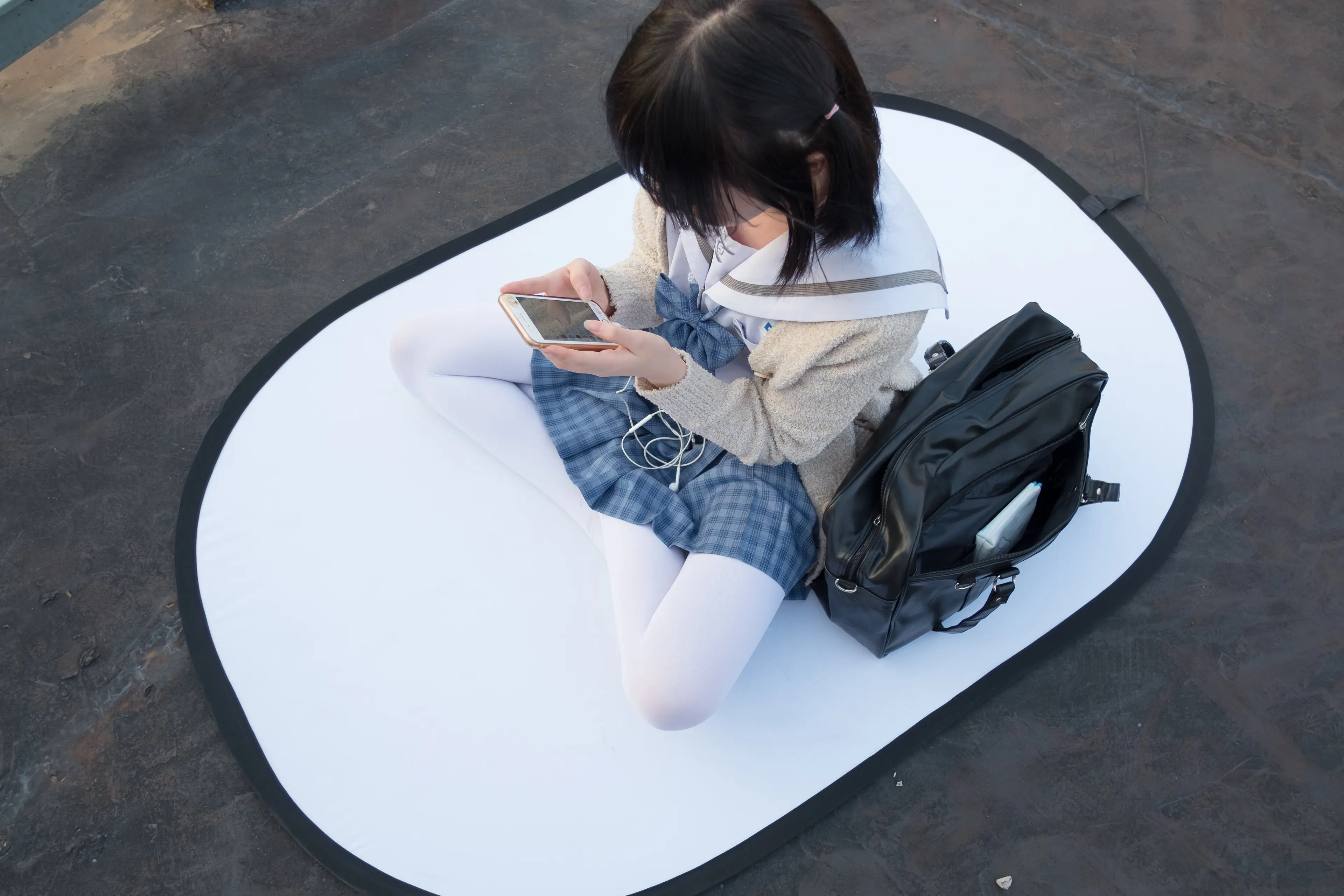 森萝财团 SSR 天台上的白丝 [74P]