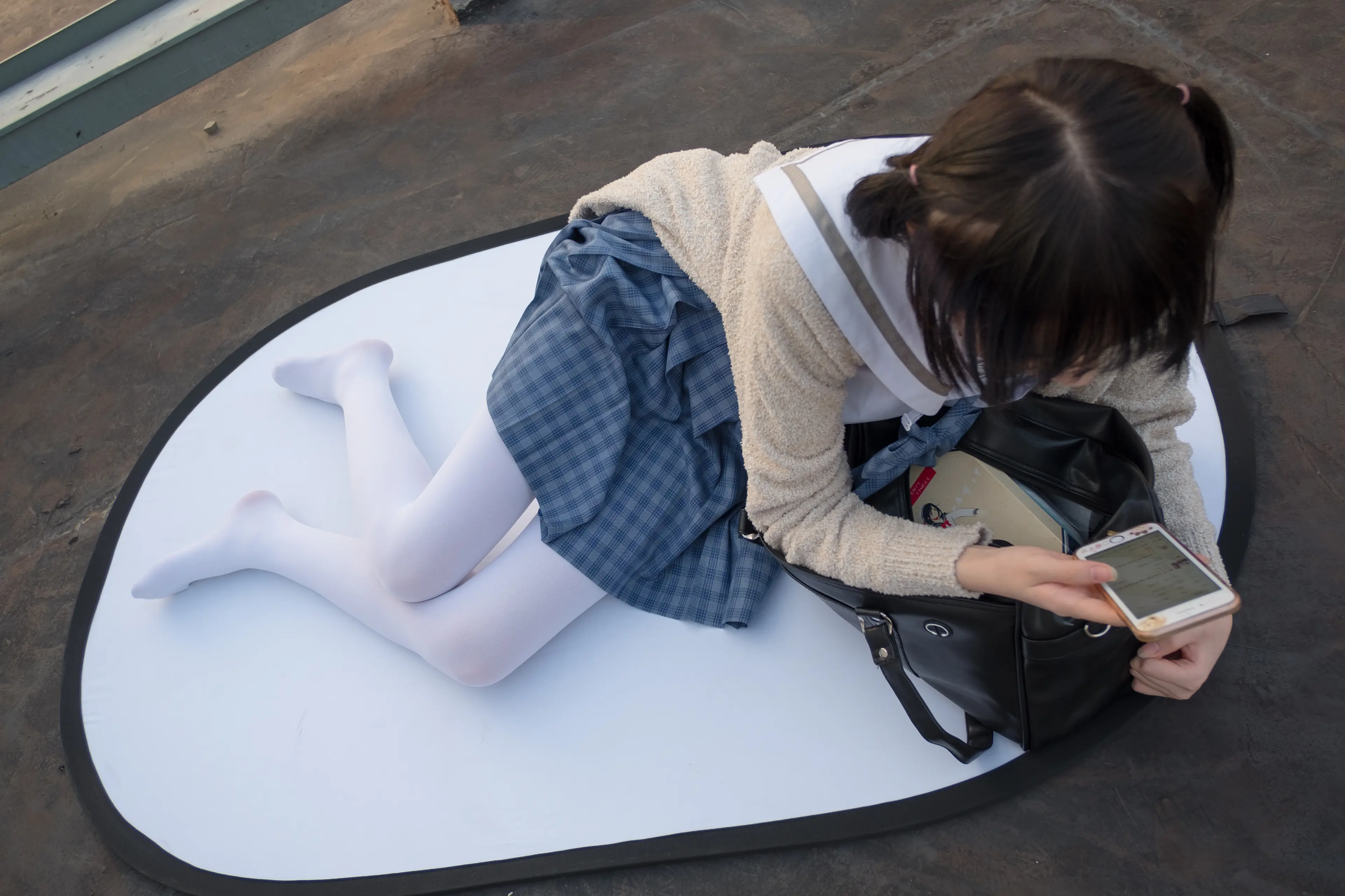 森萝财团 SSR 天台上的白丝 [74P]