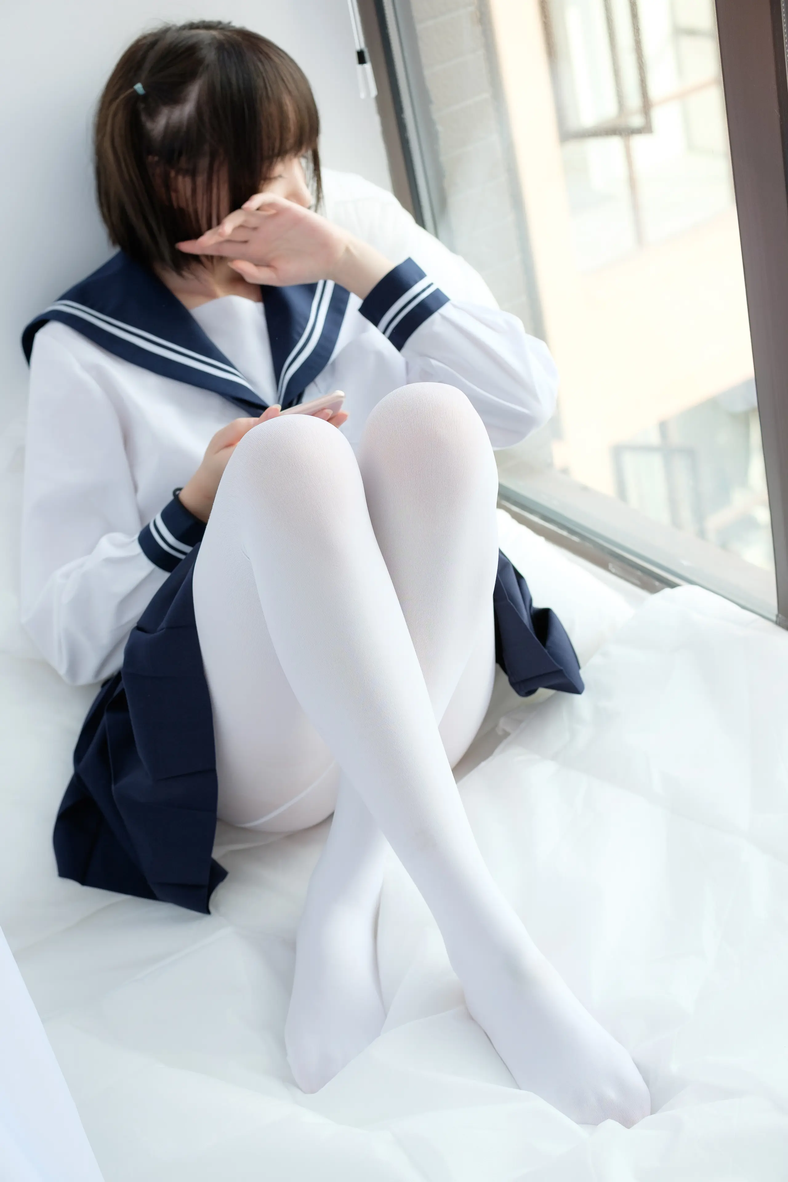 森萝财团 SSR 白丝水手服 [75P]