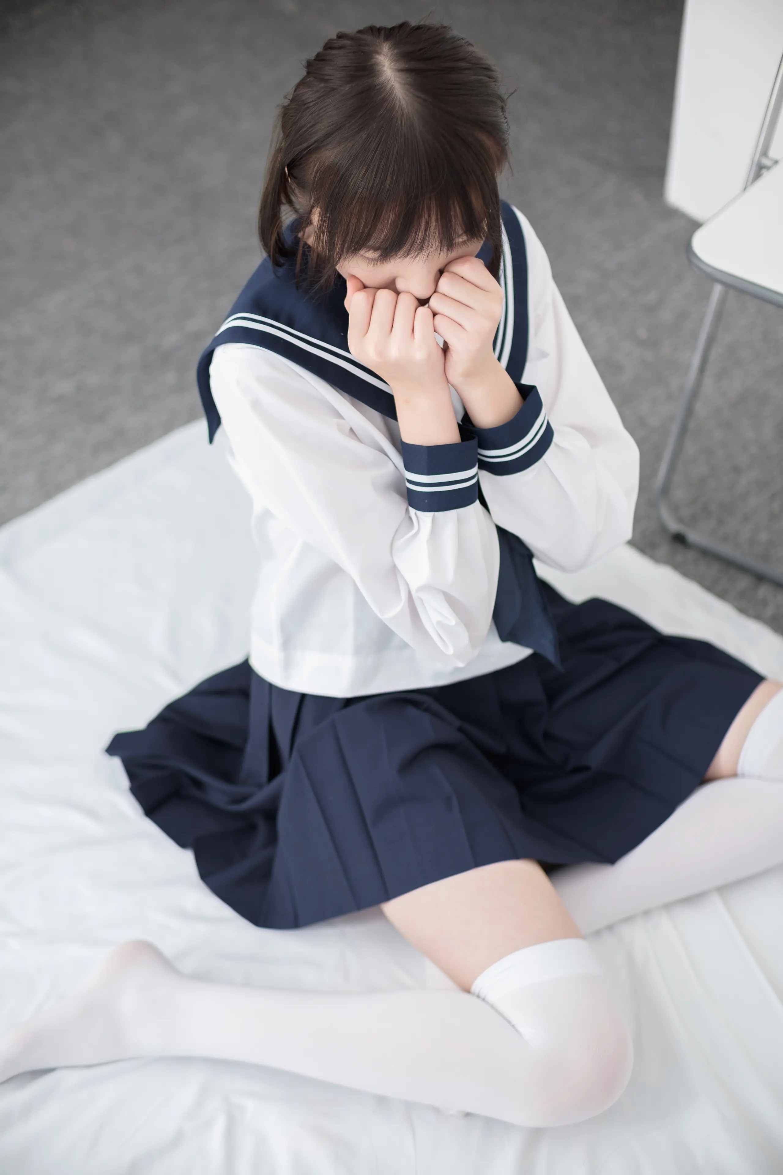 森萝财团 SSR 白丝水手服 [75P]