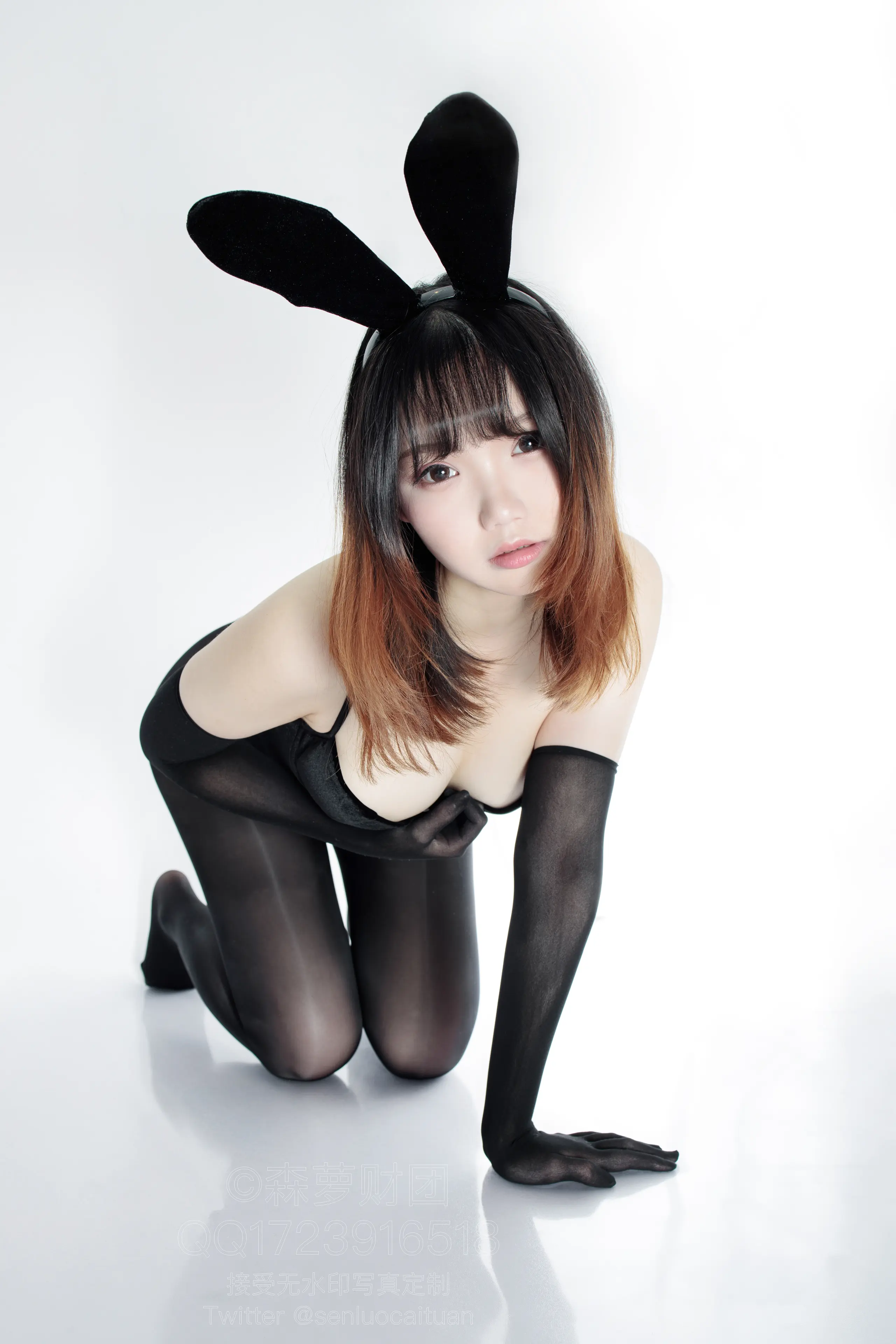 森萝财团 WTMSB 黑丝网袜兔女郎 [142P]