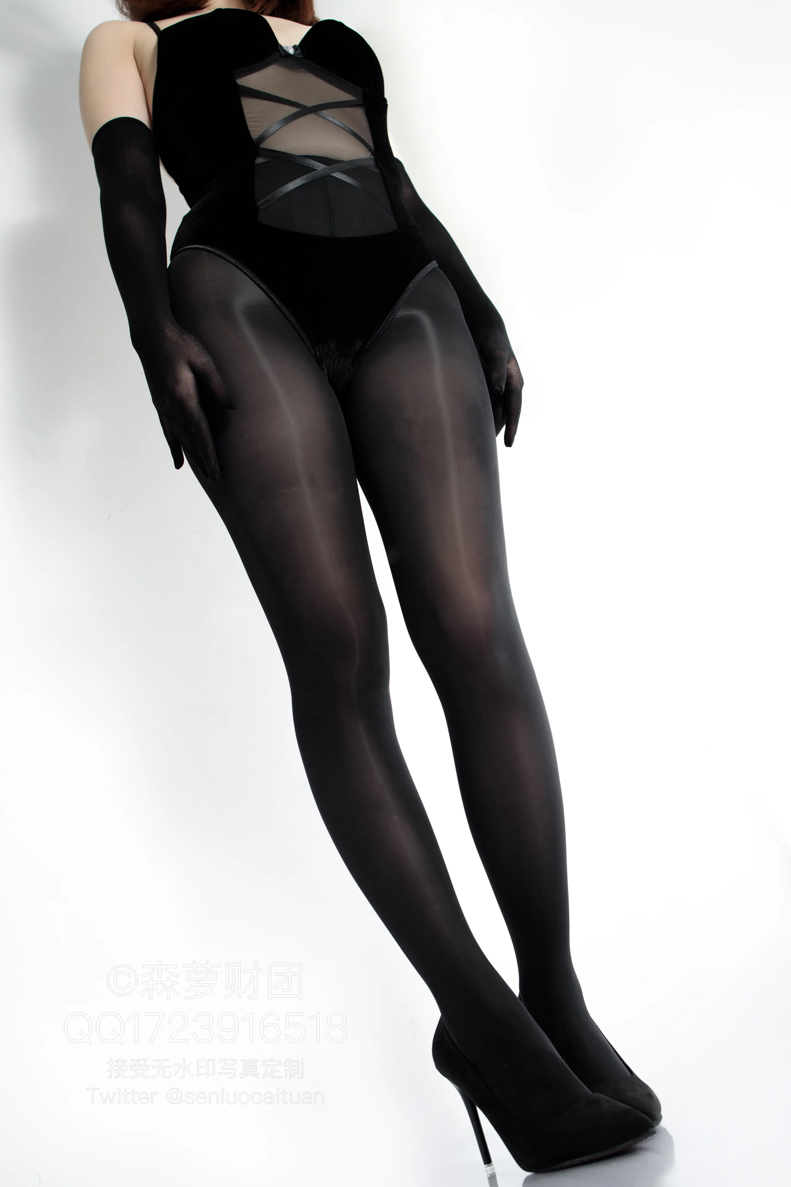 森萝财团 WTMSB 黑丝网袜兔女郎 [142P]