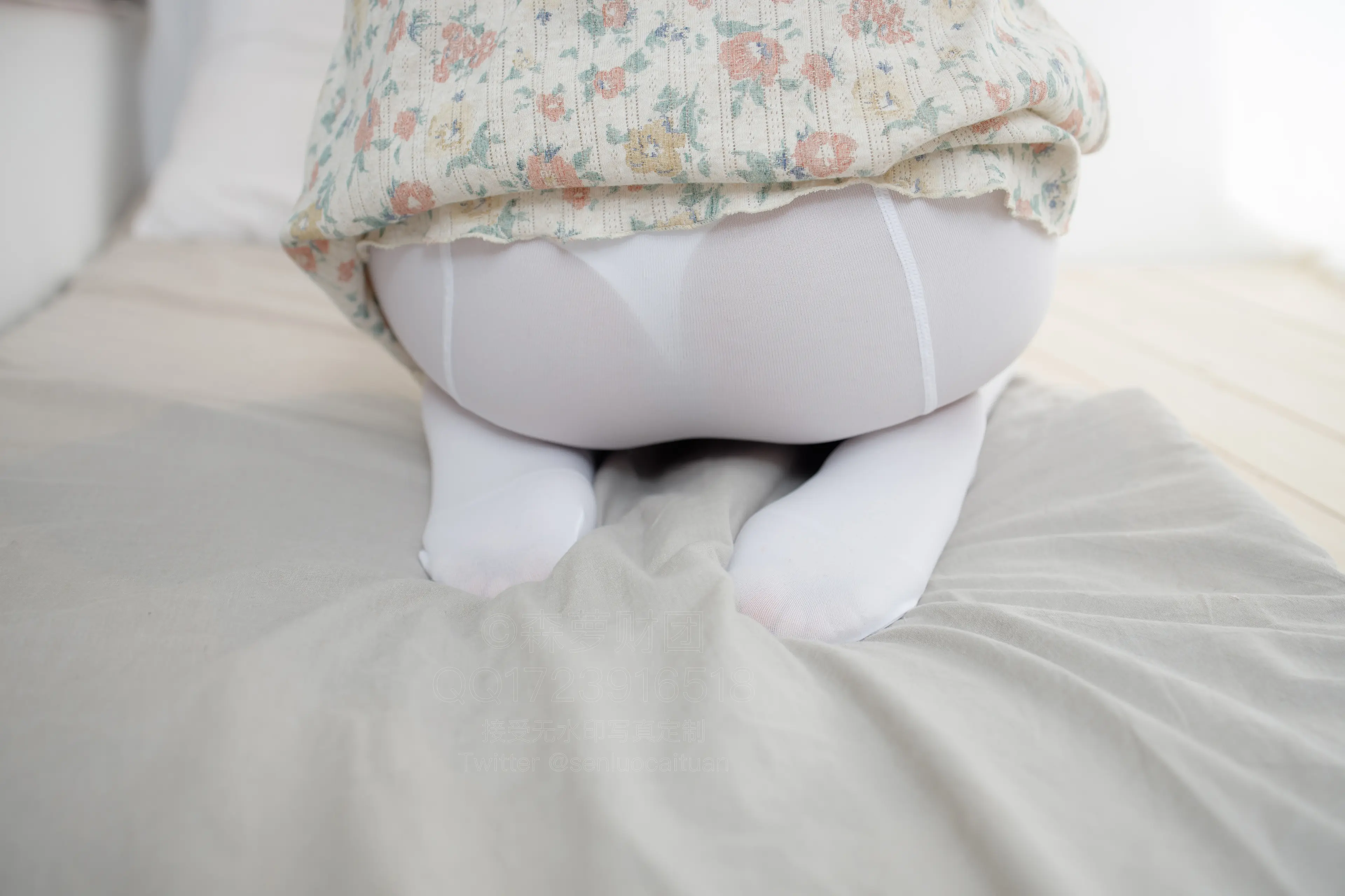 森萝财团 X 吊带短裙50D白丝 [83P]