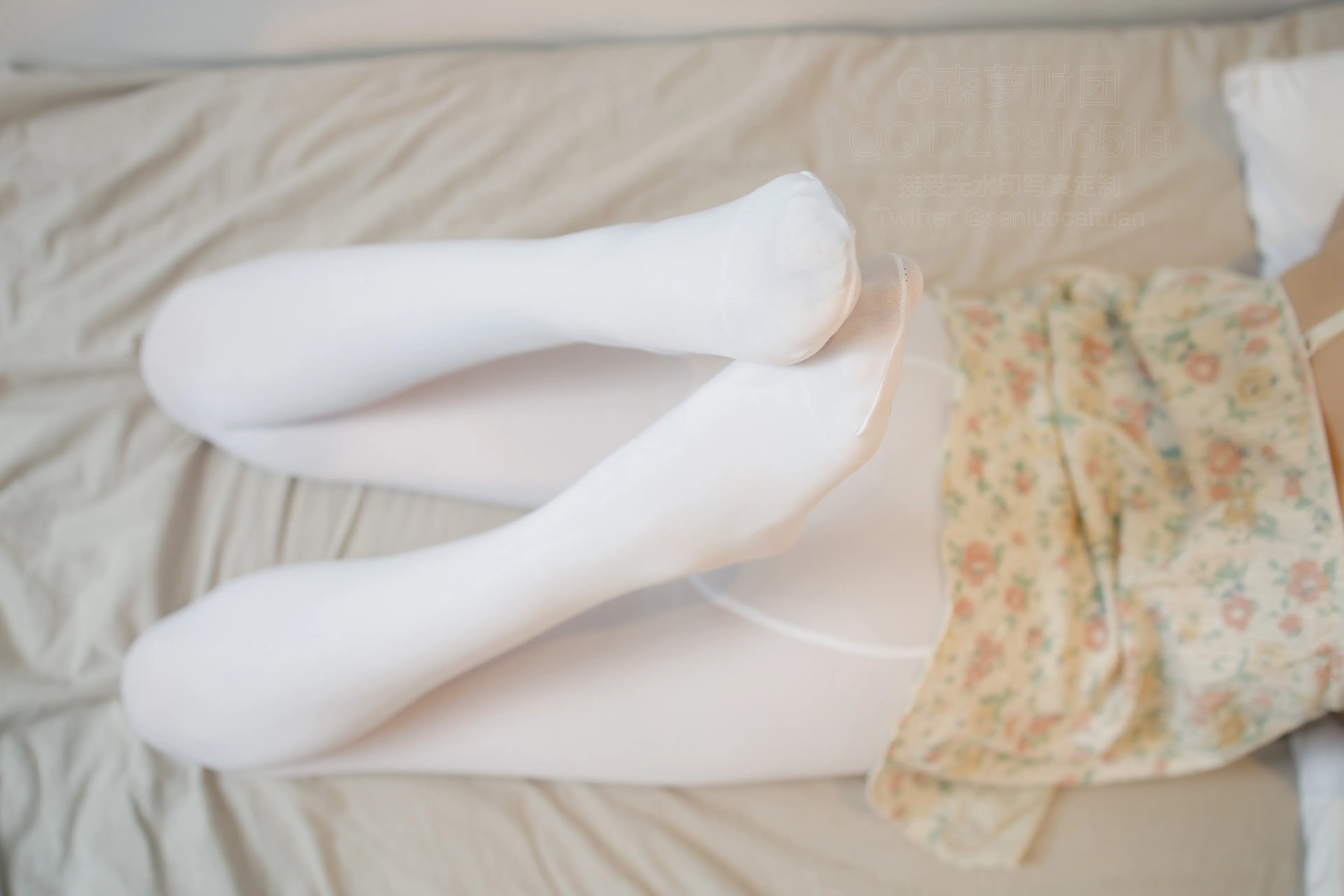 森萝财团 X 吊带短裙50D白丝 [83P]