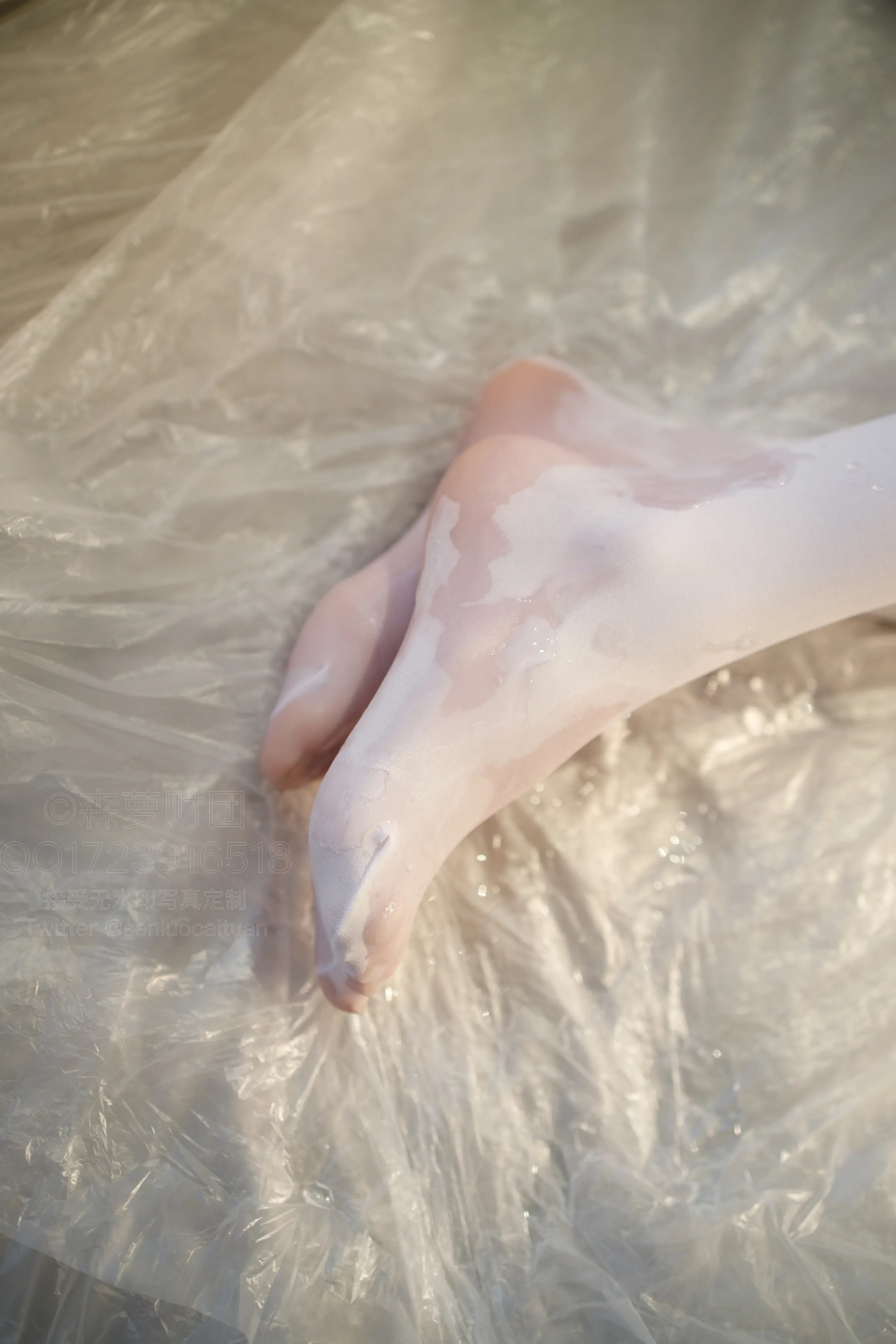 森萝财团 X 吊带短裙50D白丝 [83P]