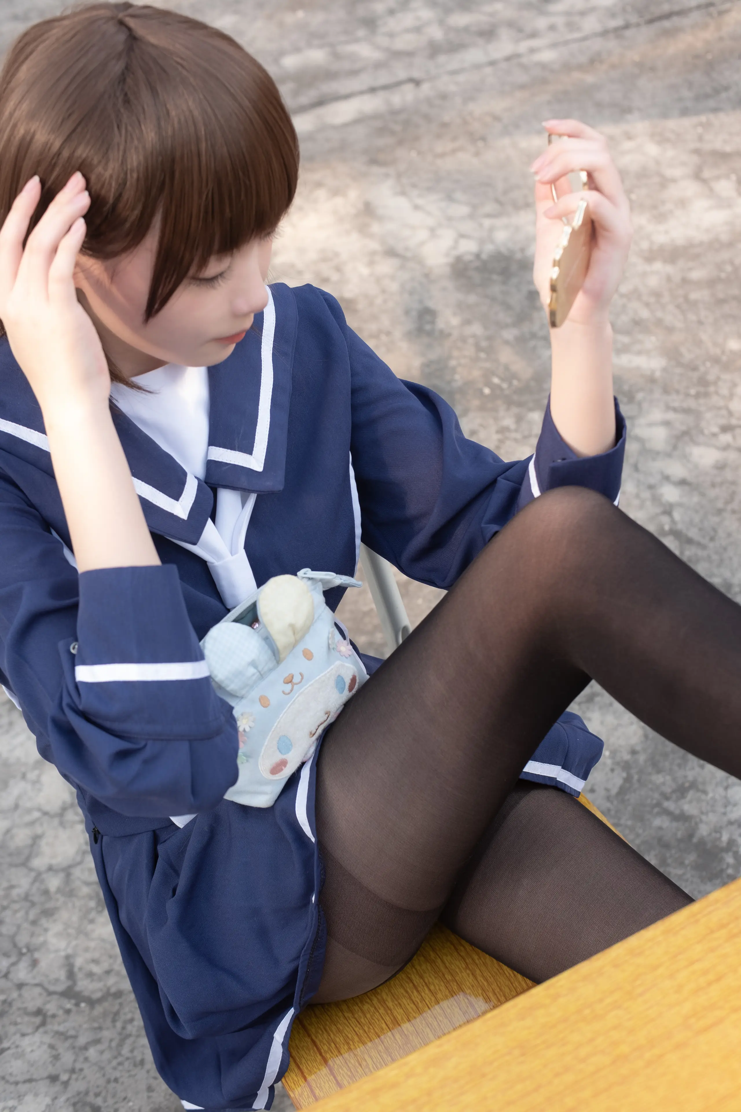 森萝财团 X 天台黑丝水手服 [110P]