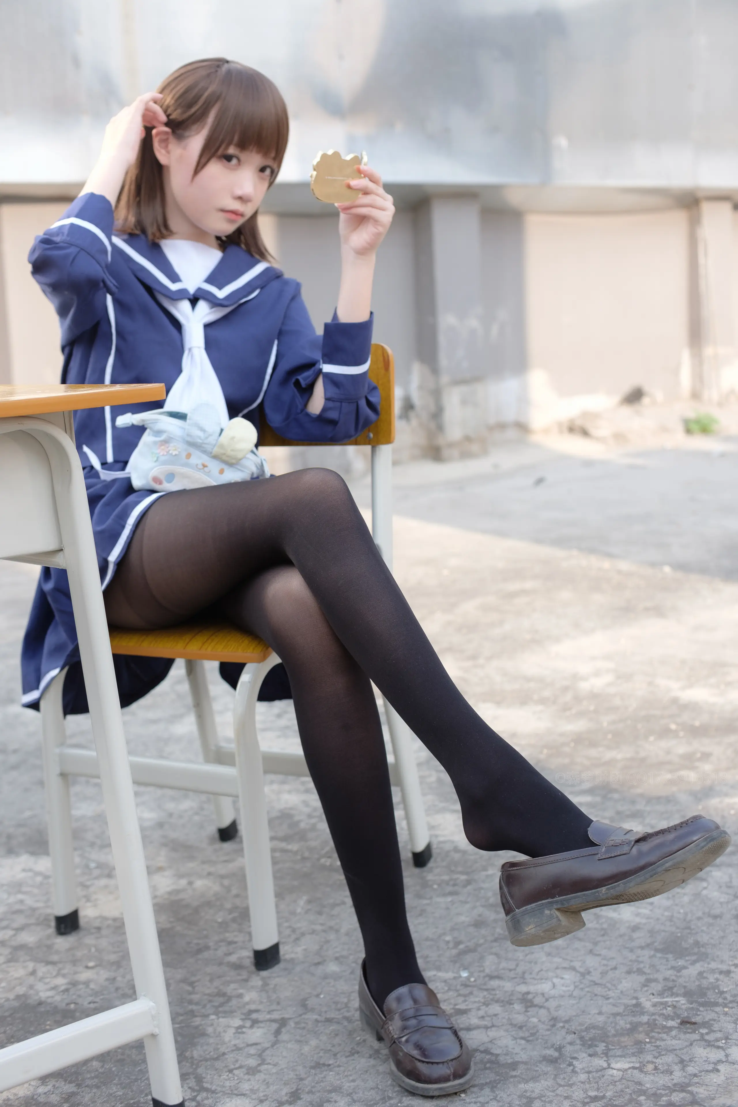 森萝财团 X 天台黑丝水手服 [110P]