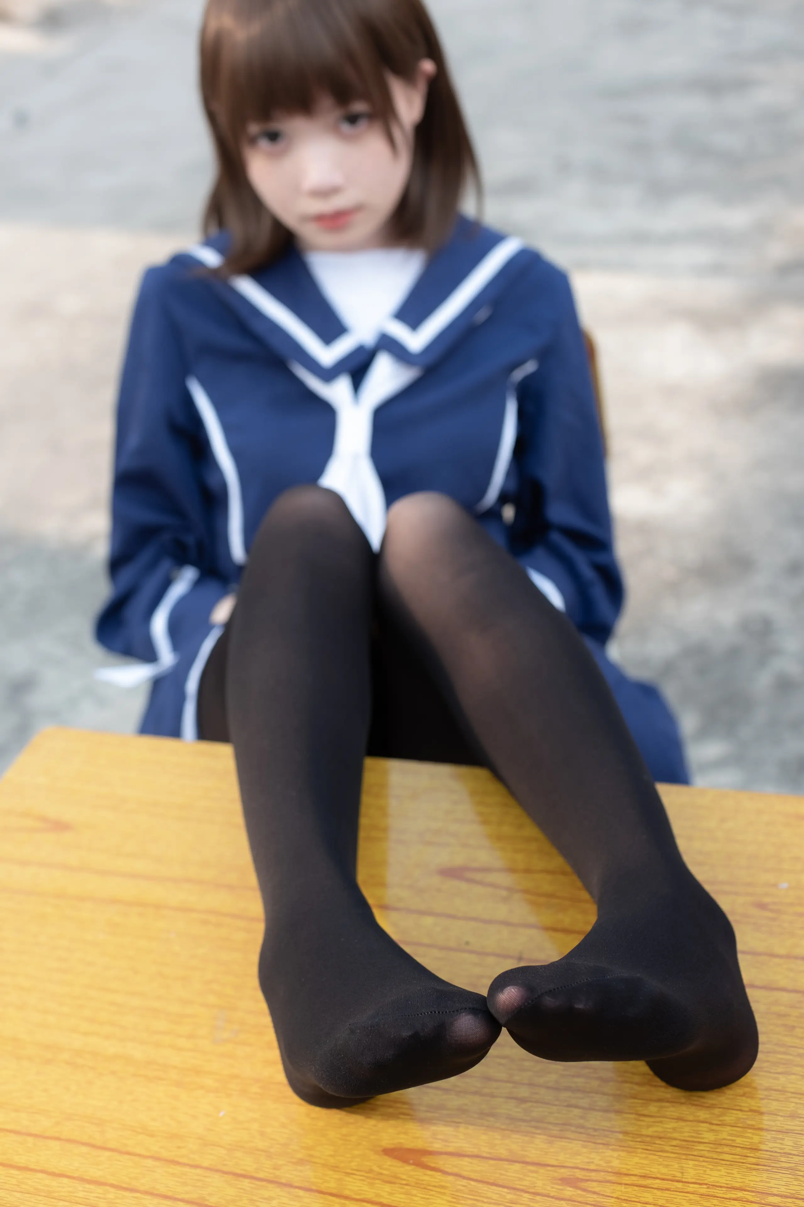 森萝财团 X 天台黑丝水手服 [110P]