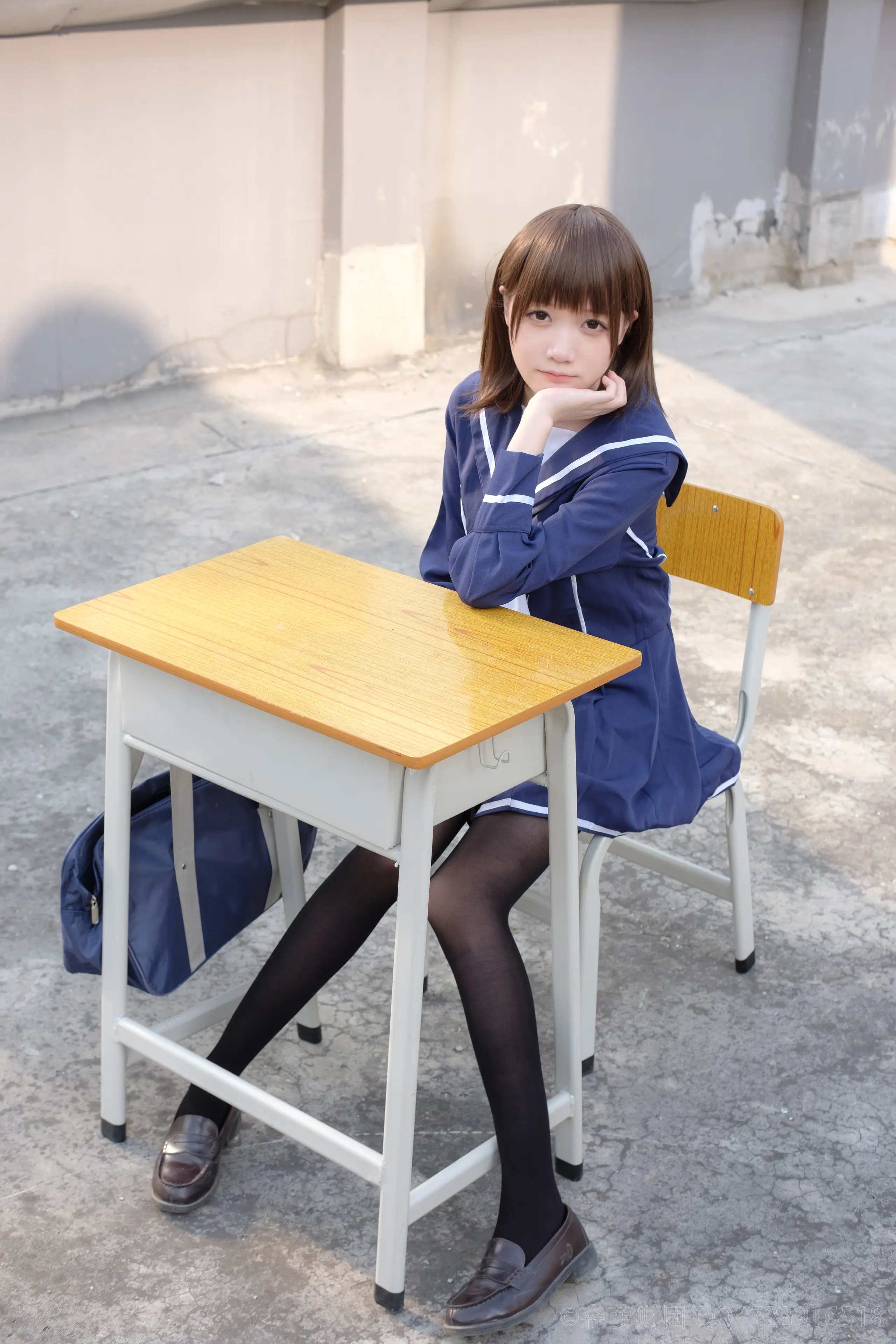 森萝财团 X 天台黑丝水手服 [110P]