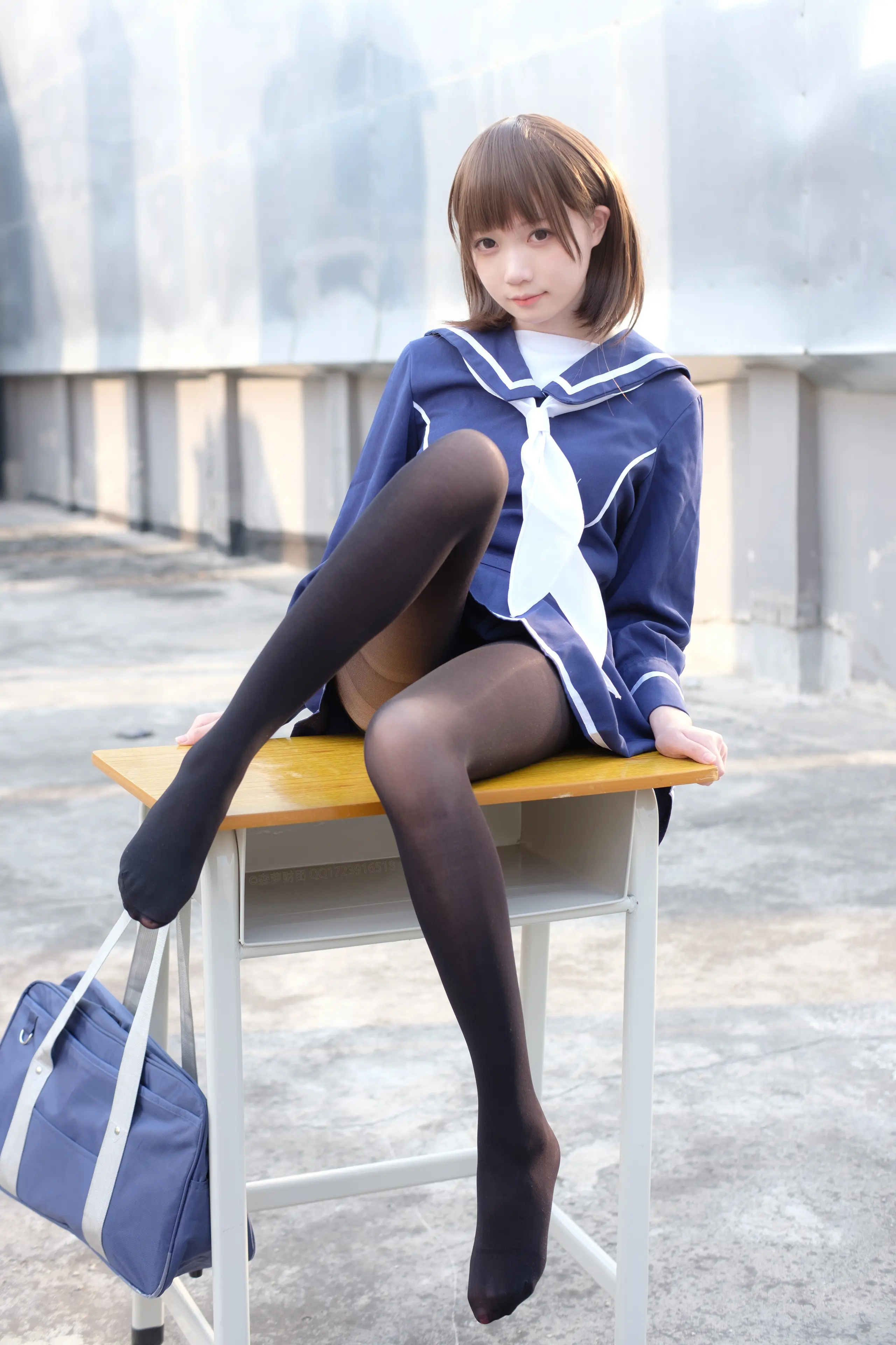 森萝财团 X 天台黑丝水手服 [110P]