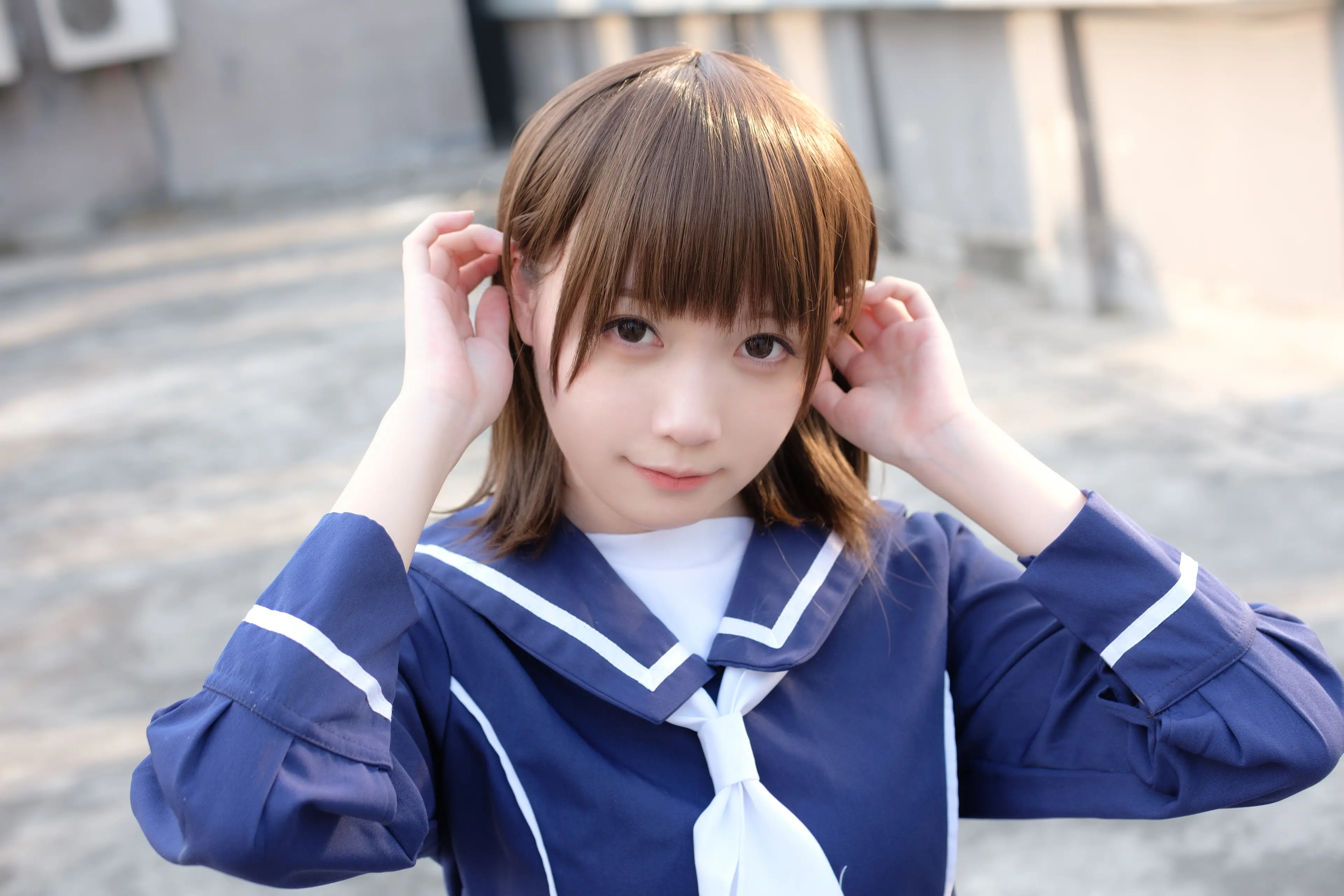 森萝财团 X 天台黑丝水手服 [110P]