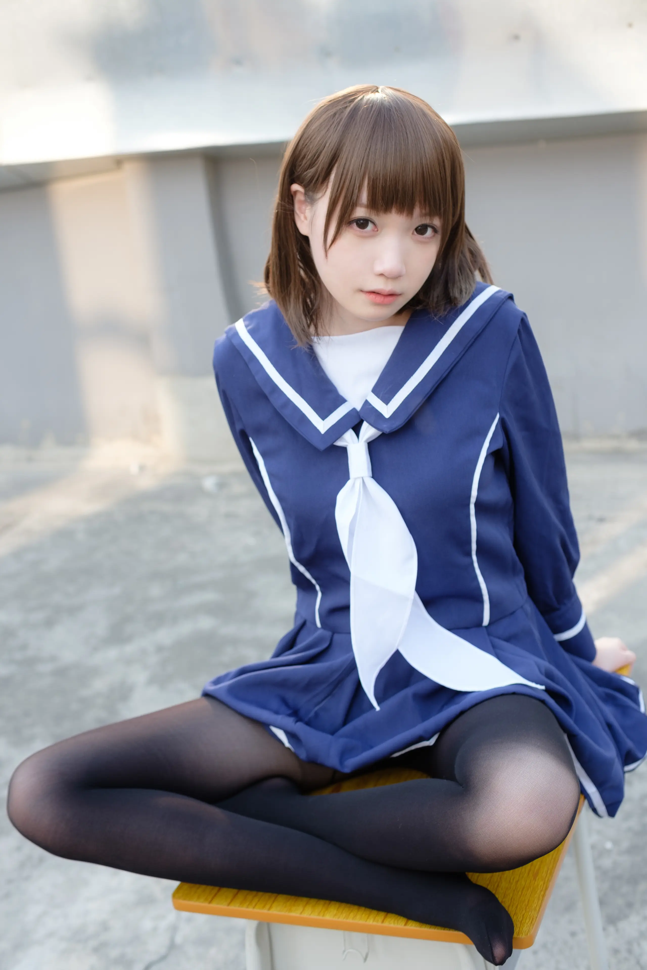 森萝财团 X 天台黑丝水手服 [110P]