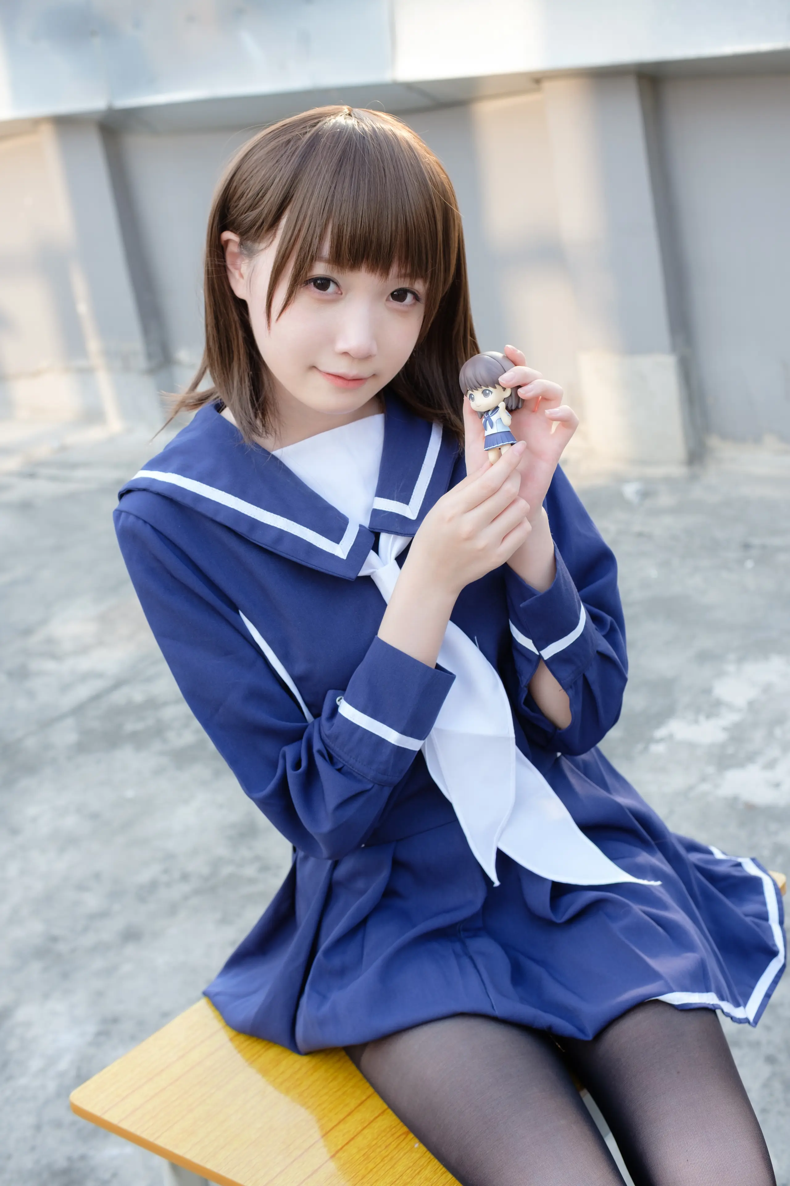 森萝财团 X 天台黑丝水手服 [110P]