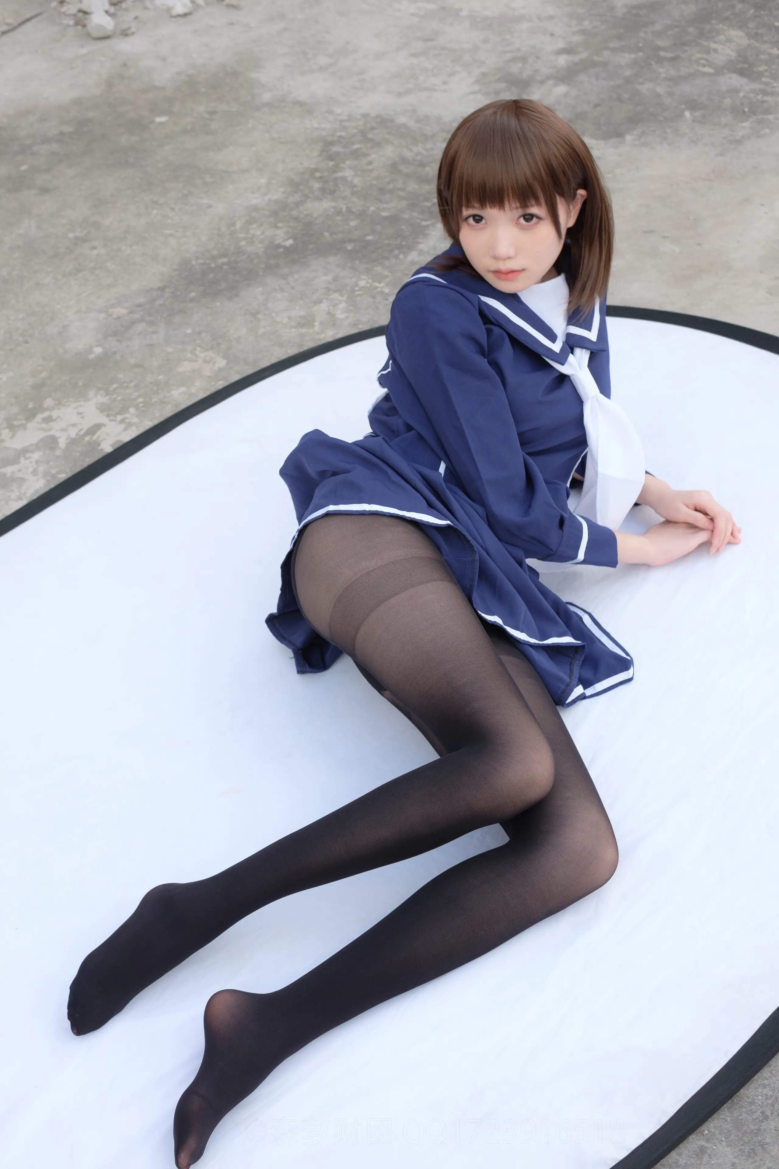 森萝财团 X 天台黑丝水手服 [110P]