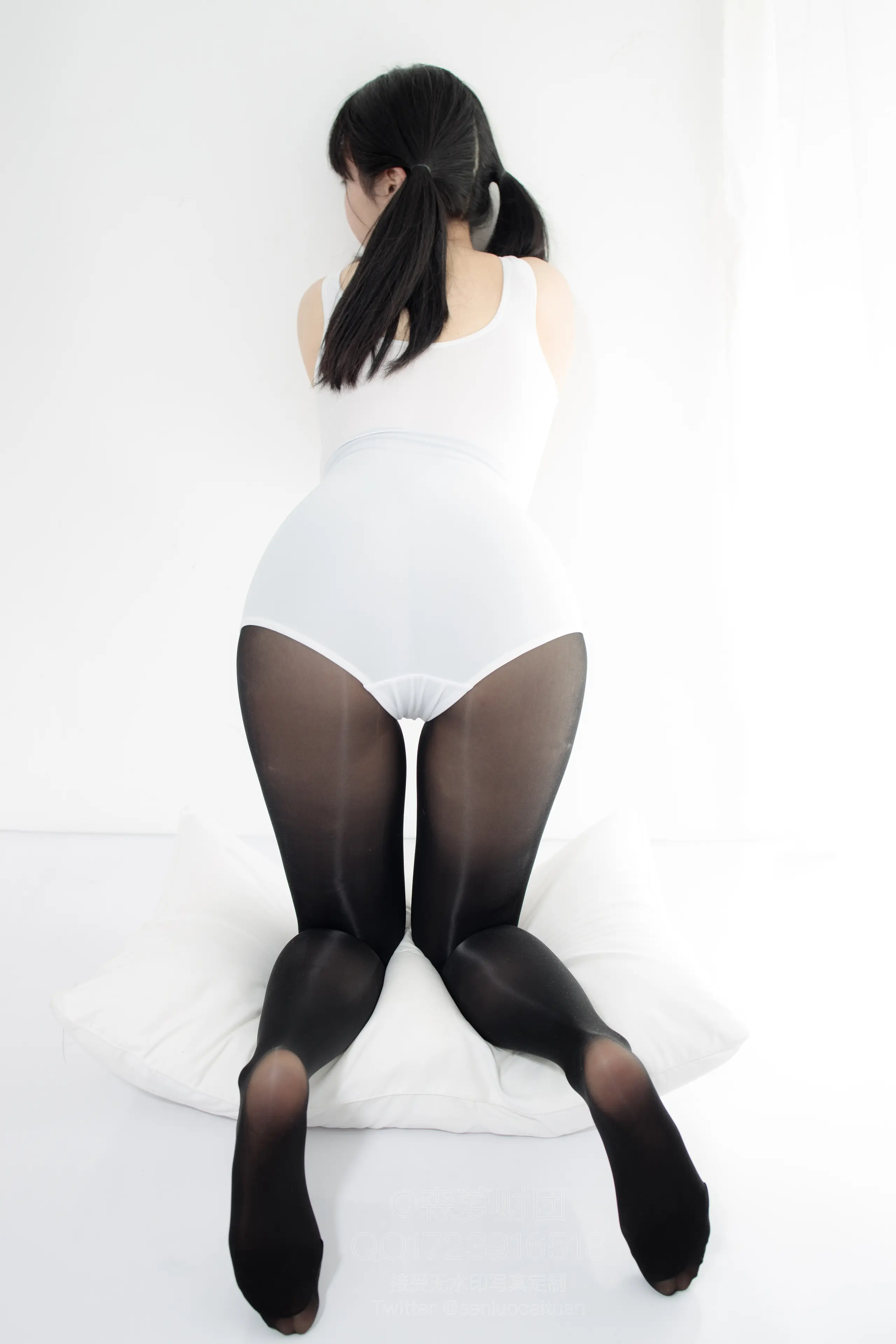 森萝财团 X 白色死库水8D油亮黑丝 [119P]