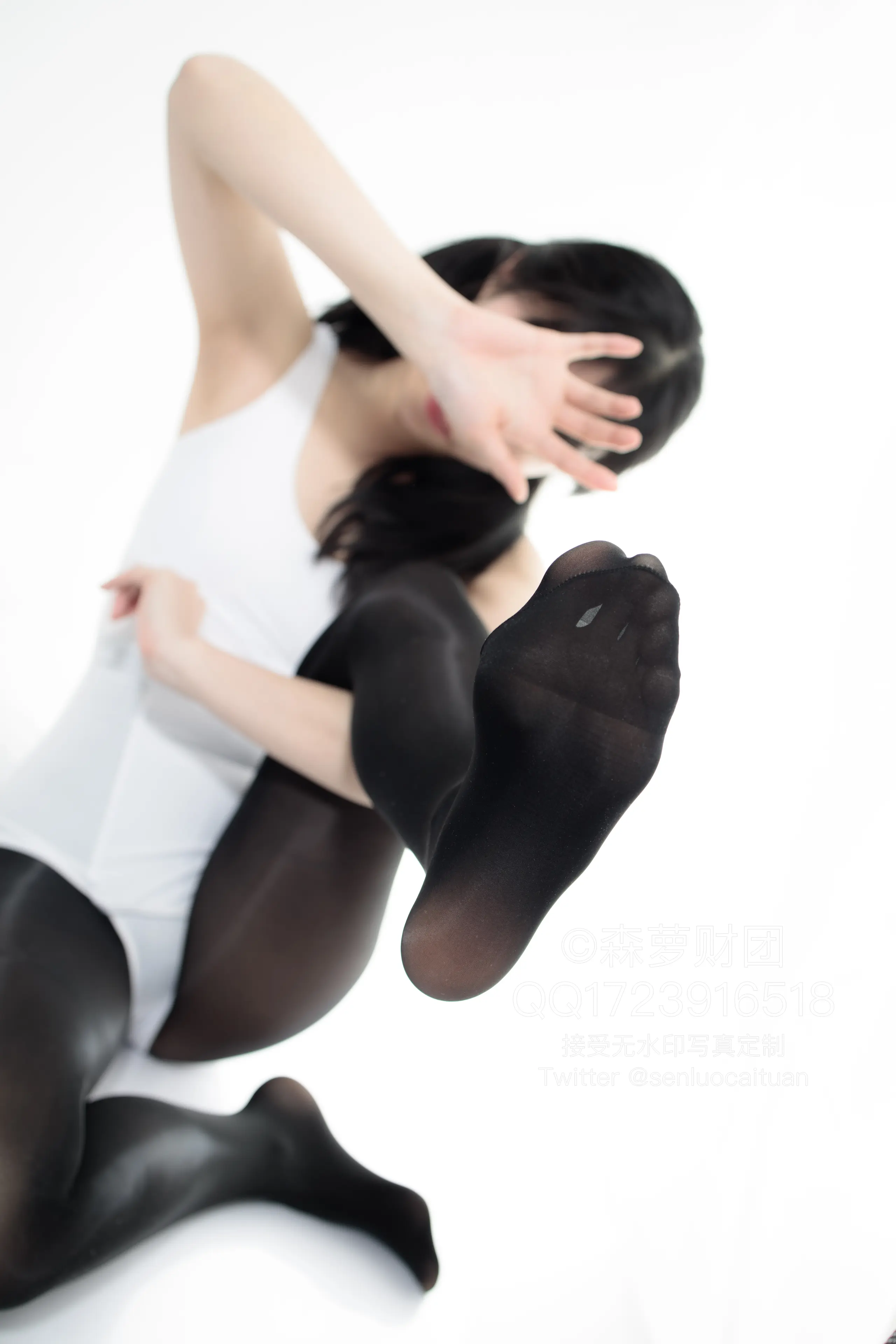 森萝财团 X 白色死库水8D油亮黑丝 [119P]