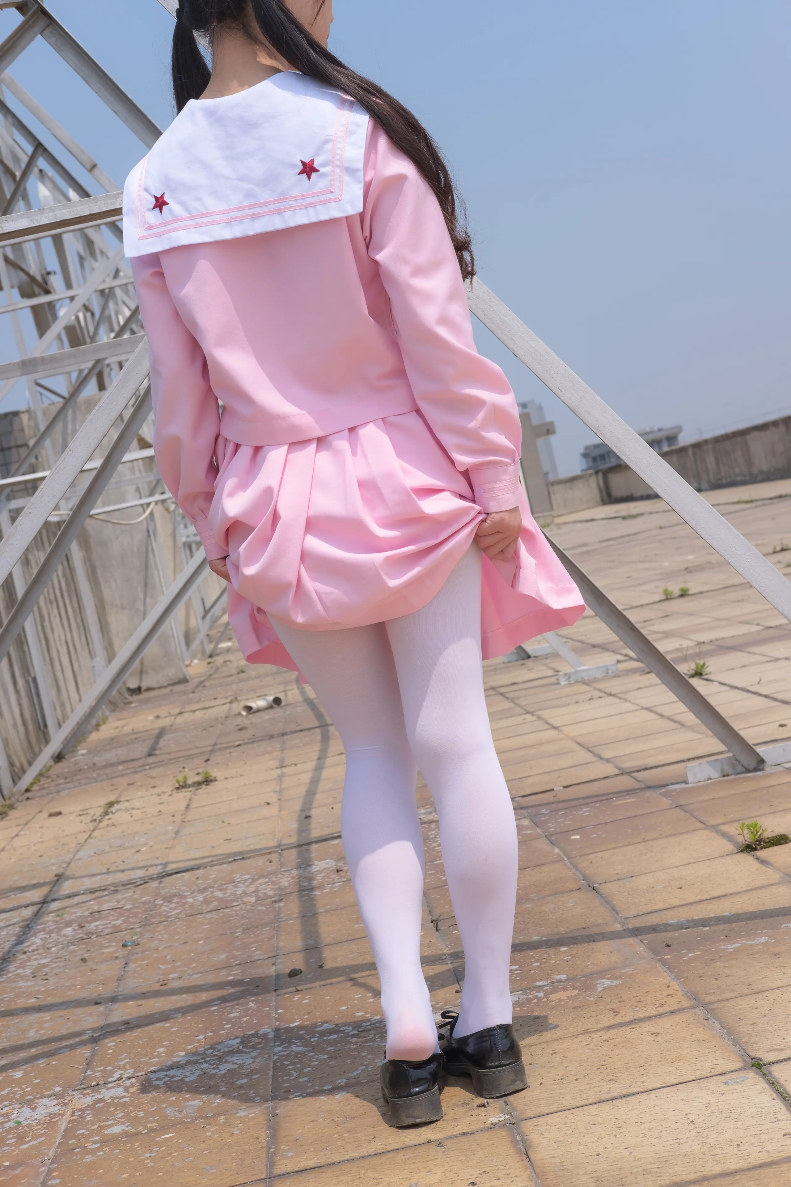 森萝财团 X JK粉色校服白丝 [113P]