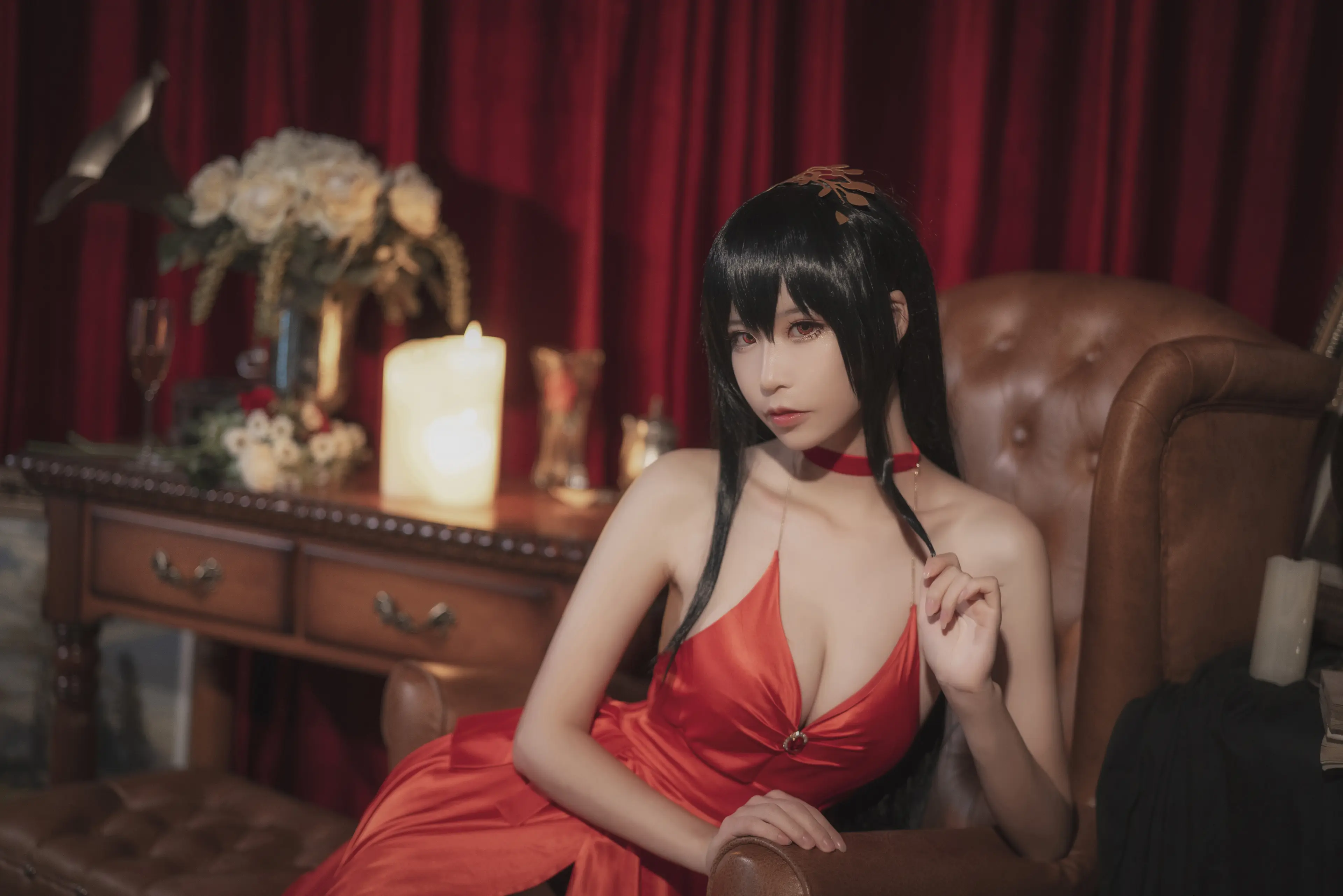 爱老师_PhD 大凤 毒苹果礼服 [6P]