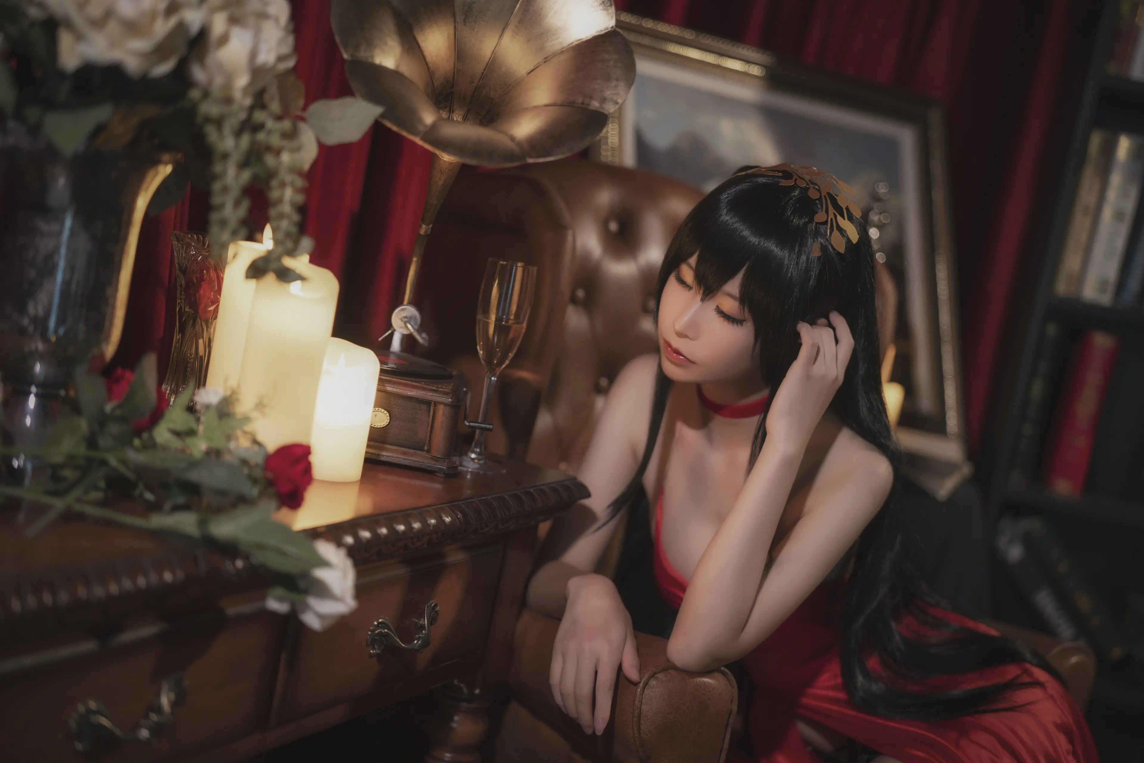 爱老师_PhD 大凤 毒苹果礼服 [6P]